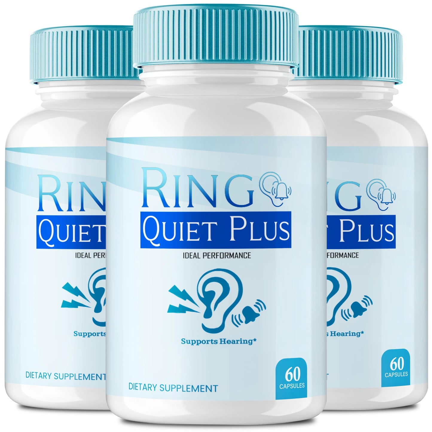 IDEAL PERFORMANCE Ring Quiet Plus Tinnitus Relief Capsules, 180 Count