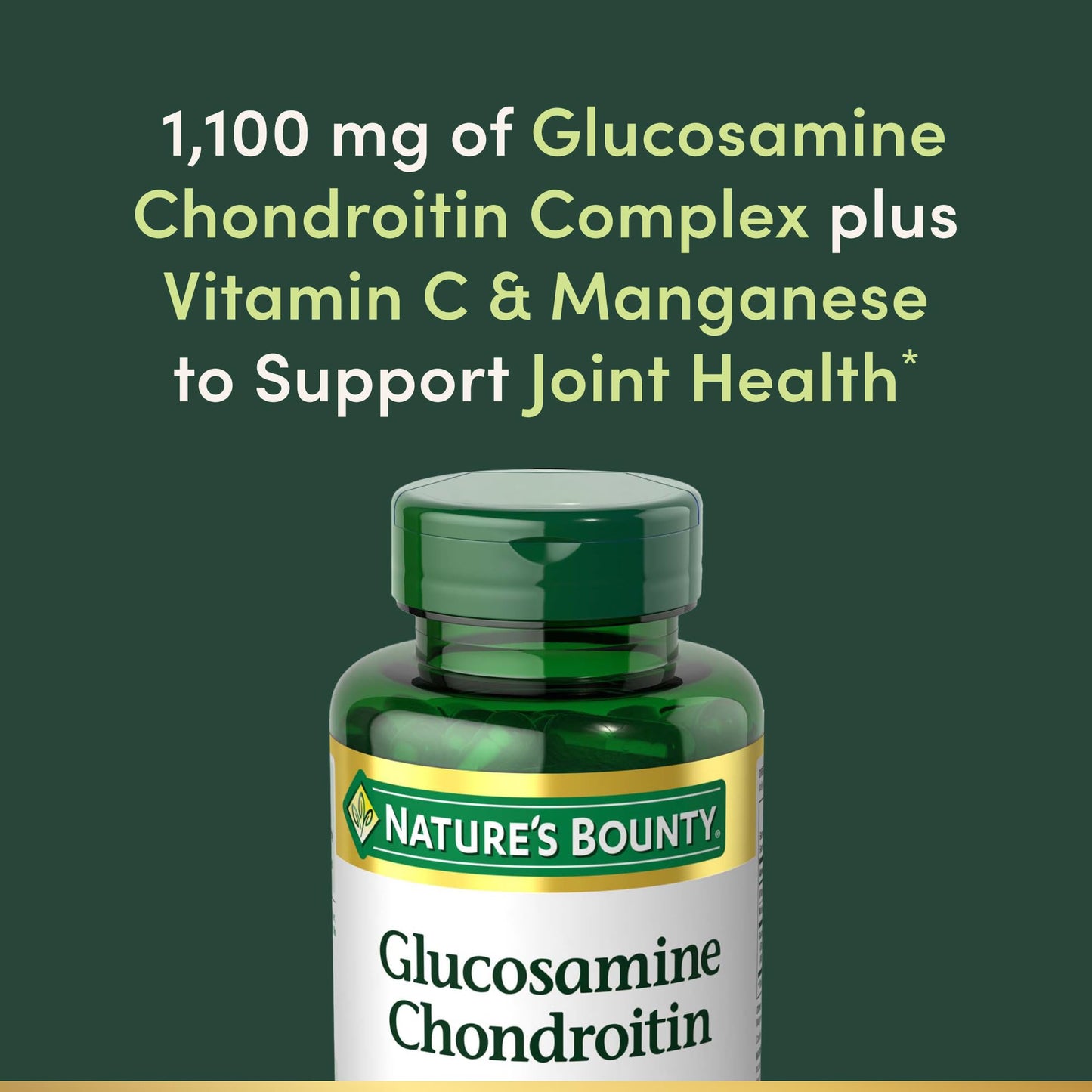 Nature's Bounty Glucosamine Chondroitin 110 Capsules
