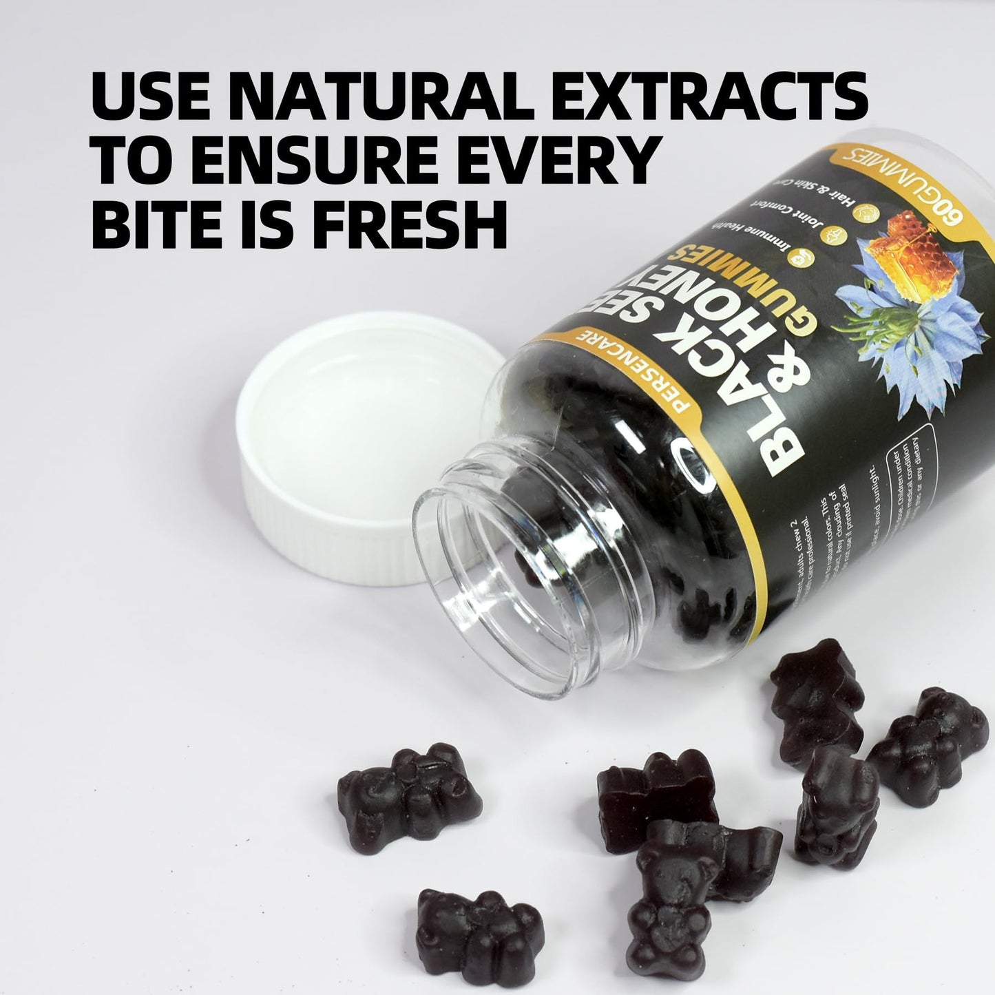 VAEYAE Black Seed Oil & Honey Gummies 60 Count