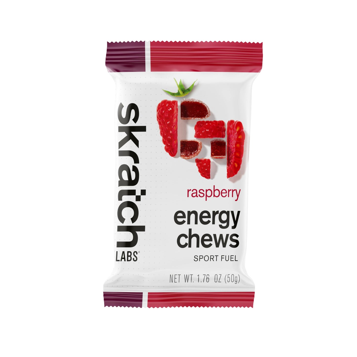 Skratch Labs Raspberry Sport Energy Chews, 1.76 oz