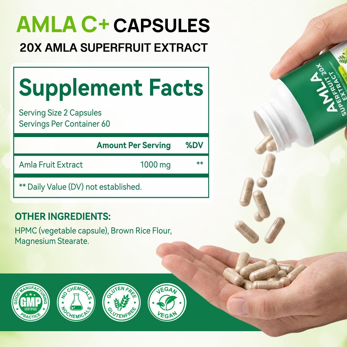 UXENPHXF Amla Capsules, 120 Capsules