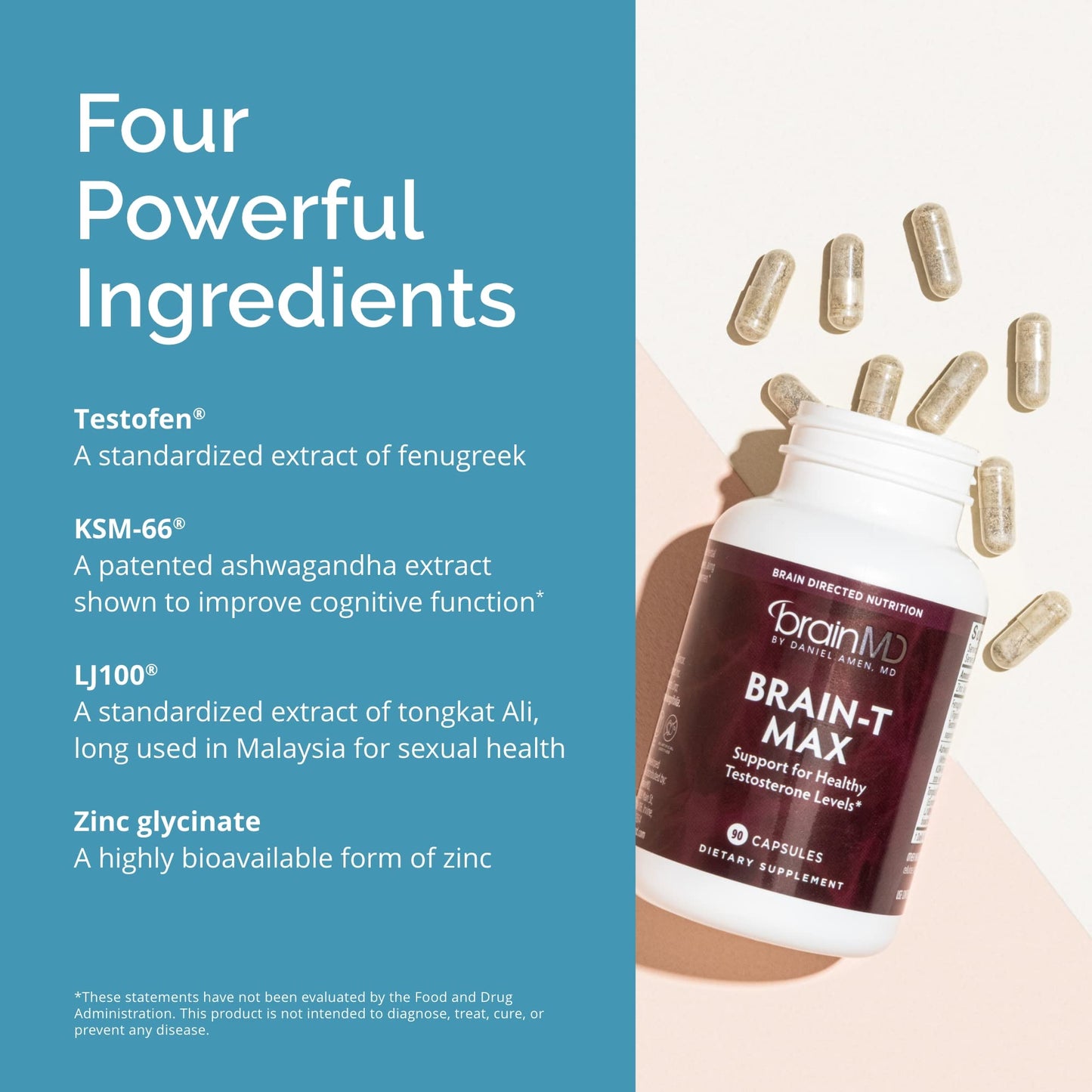 BRAINMD Brain-T Max 60 Capsules