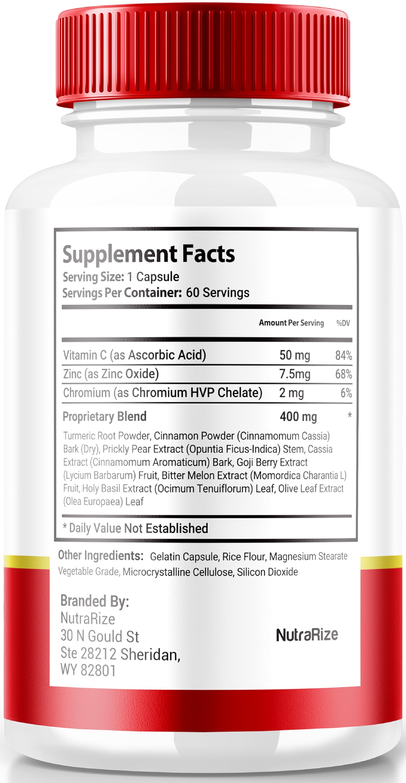 NutraRize Gluconix Blood Support Formula, 120 Capsules