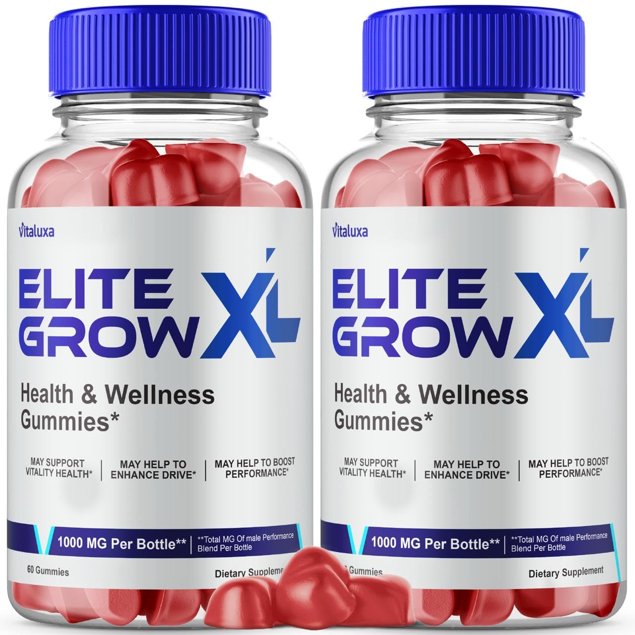 Vitaluxa Elite Grow XL Gummies 120 Count