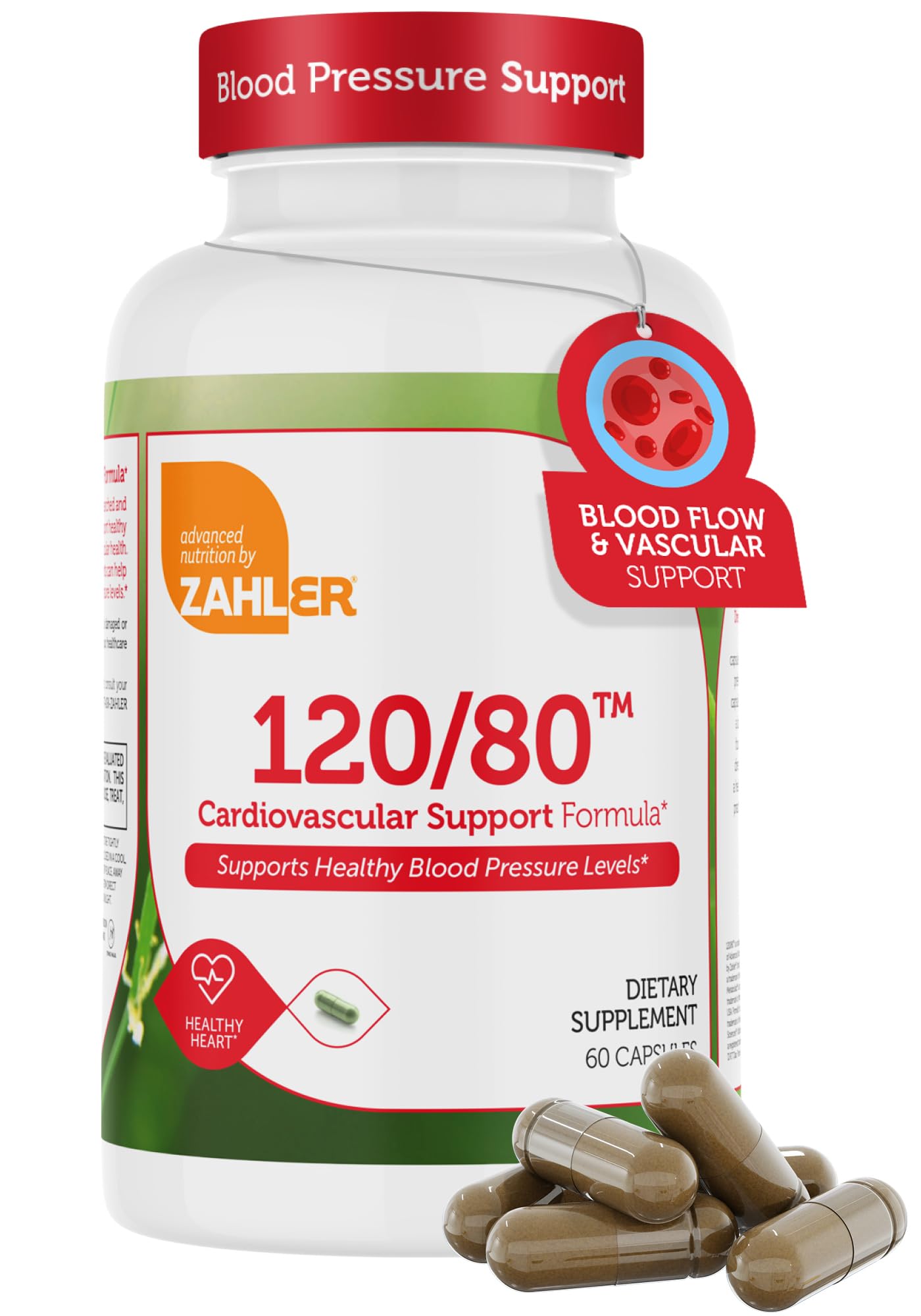 Zahler 120/80 Cardiovascular Support Formula Capsule, 60 Capsules