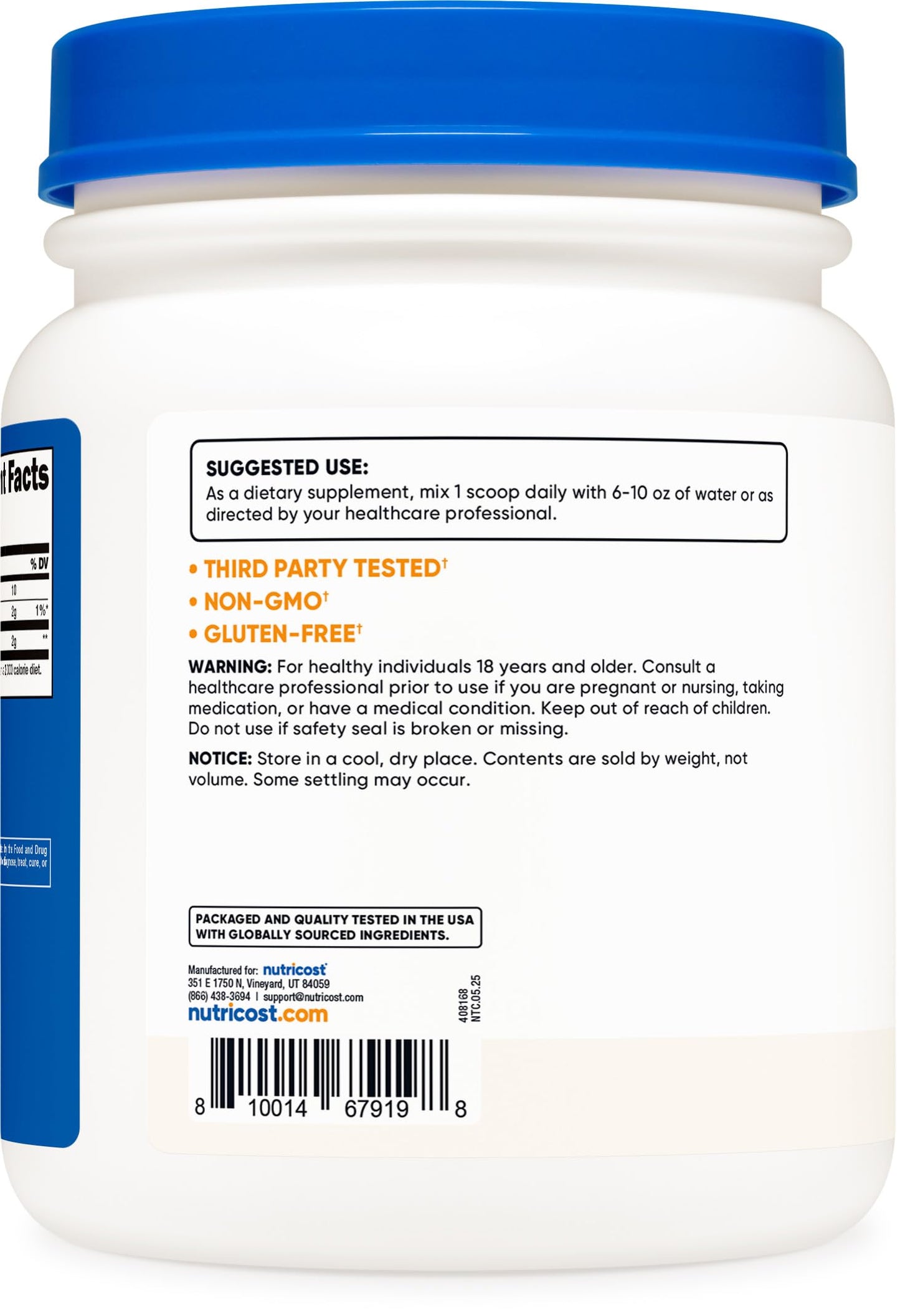 Nutricost D-Mannose Powder 17.63 oz