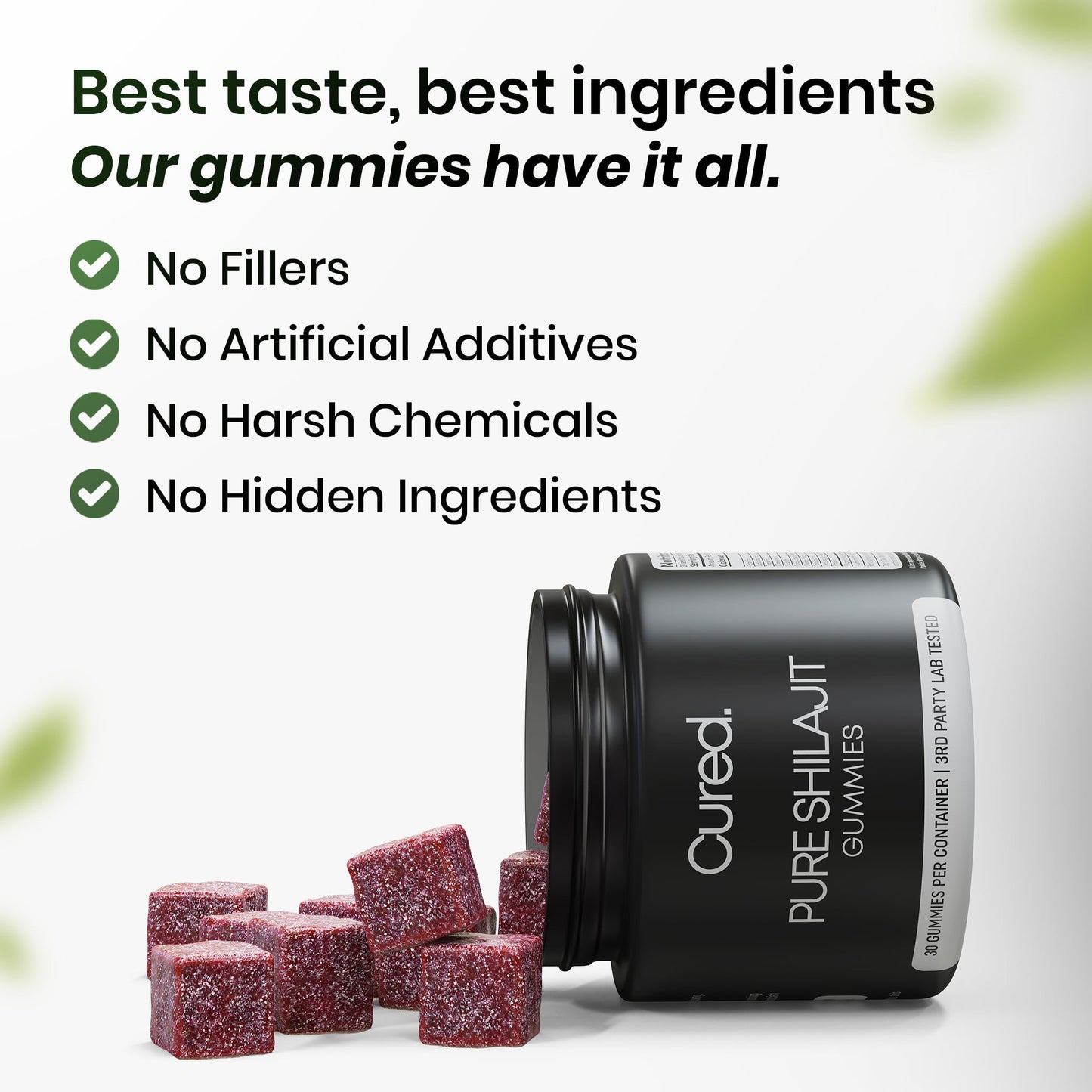Cured Shilajit Gummies for Men Gummy 1 Count