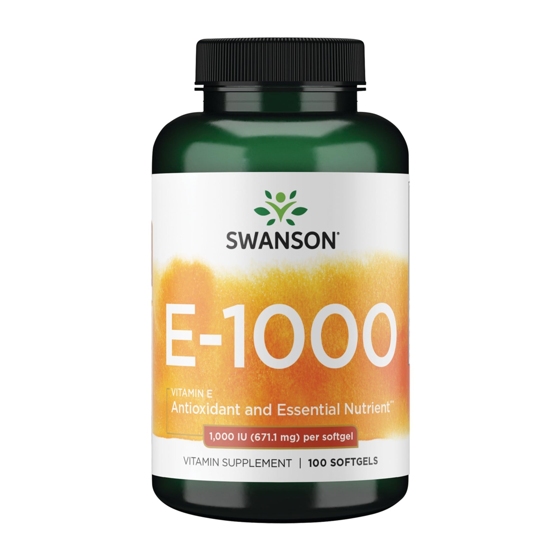 Swanson Vitamin E Softgels 100 Count