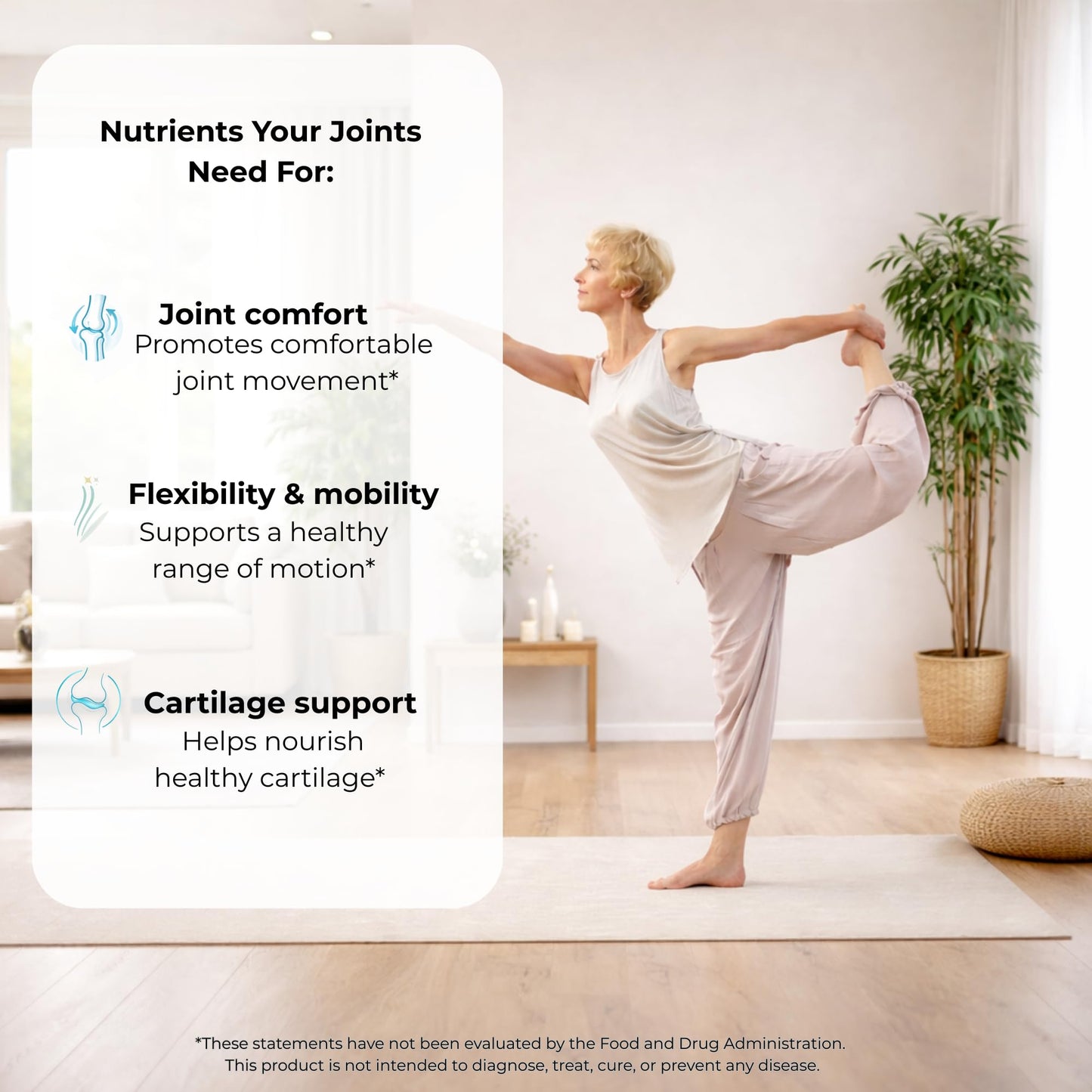 Vitalize Life Joint Supplements for Women & Men – Advanced Joint Support Complex with Glucosamine, Chondroitin, MSM & Turmeric – Support for Cartilage, Mobility and Flexibility, 60 Capsules