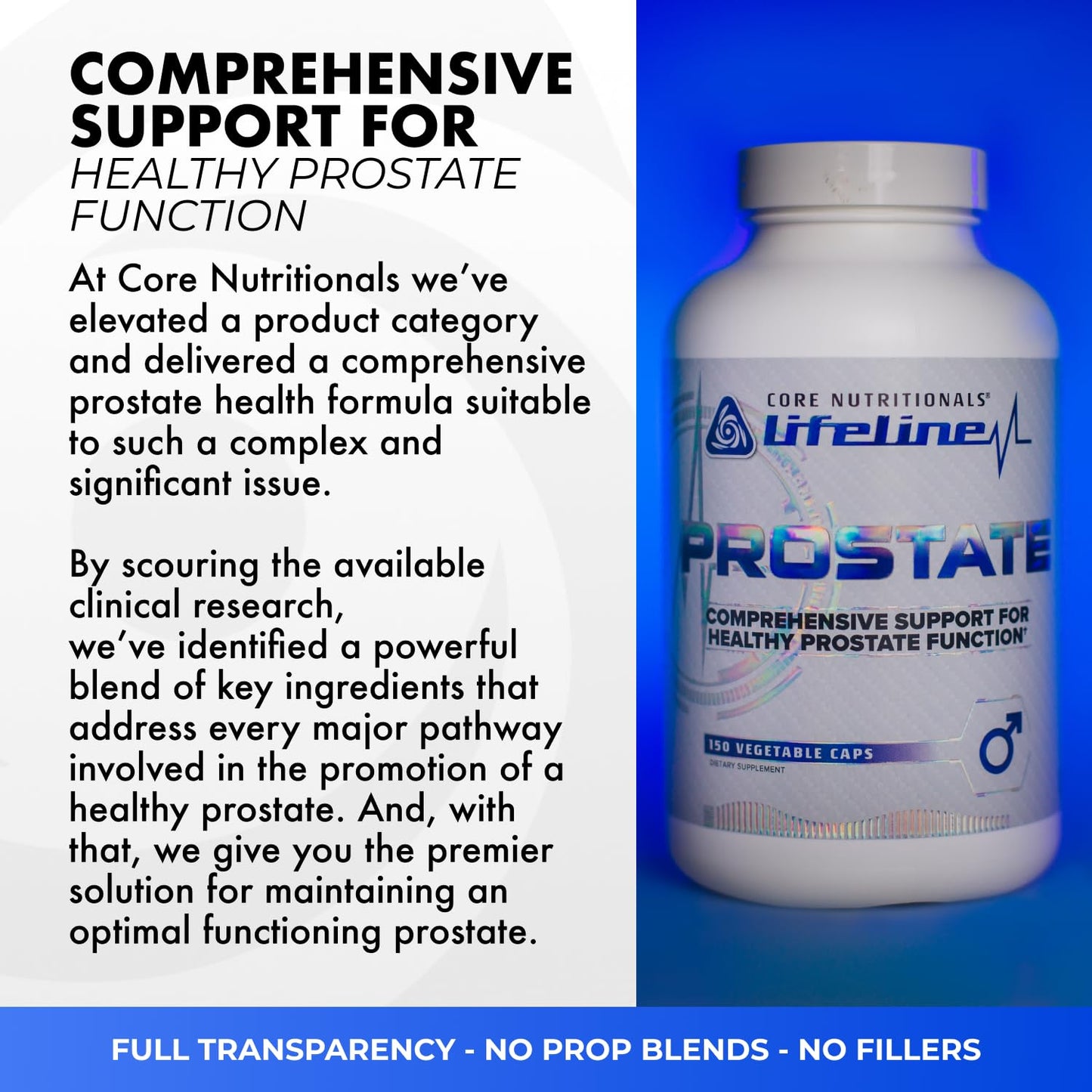 Core Nutritionals Lifeline Prostate Supplement 149 Capsules
