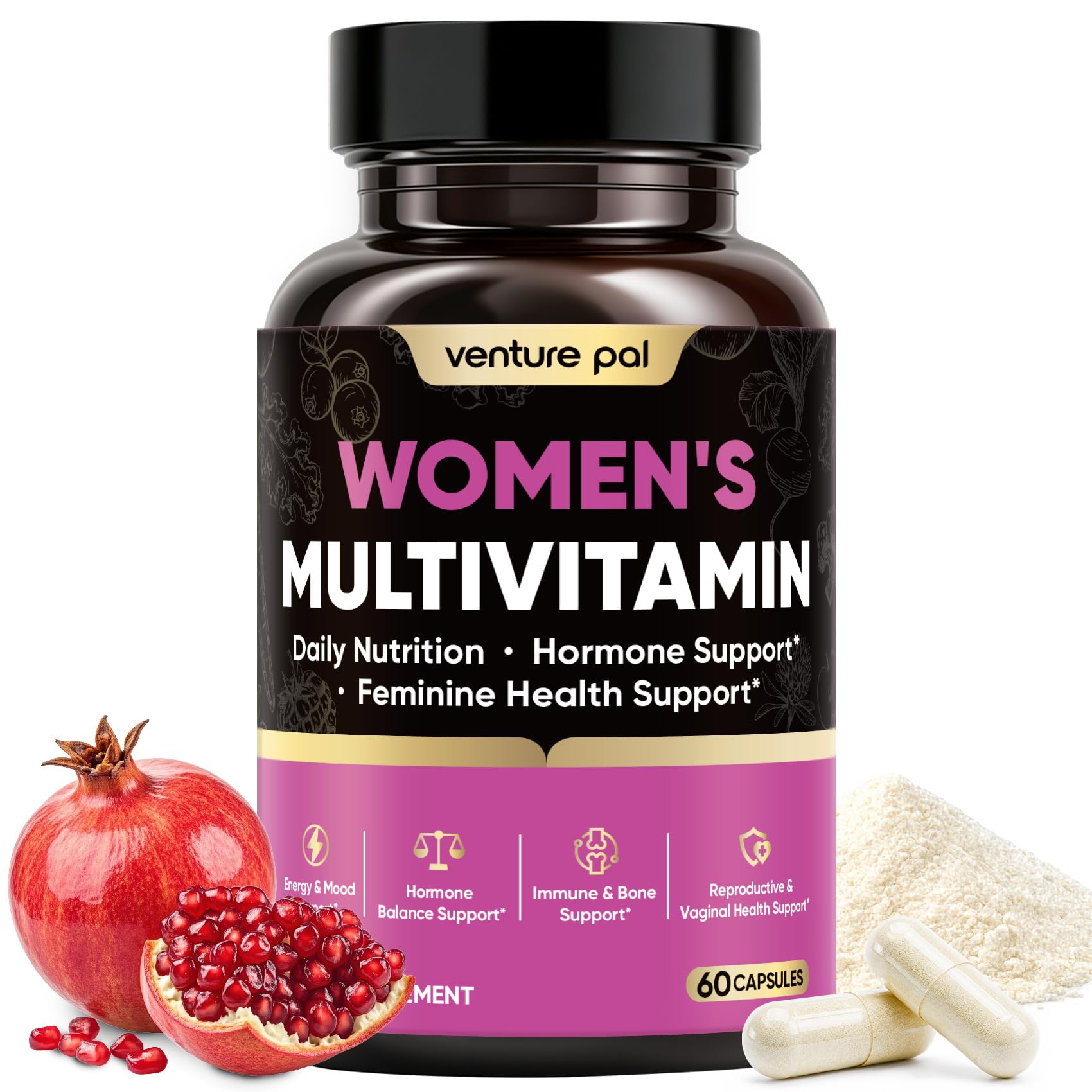 Venture Pal 21 Essential Multivitamin for Women 60 Capsules