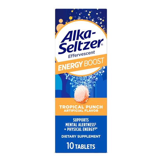Alka-Seltzer Energy Boost Tablet, 10 Count