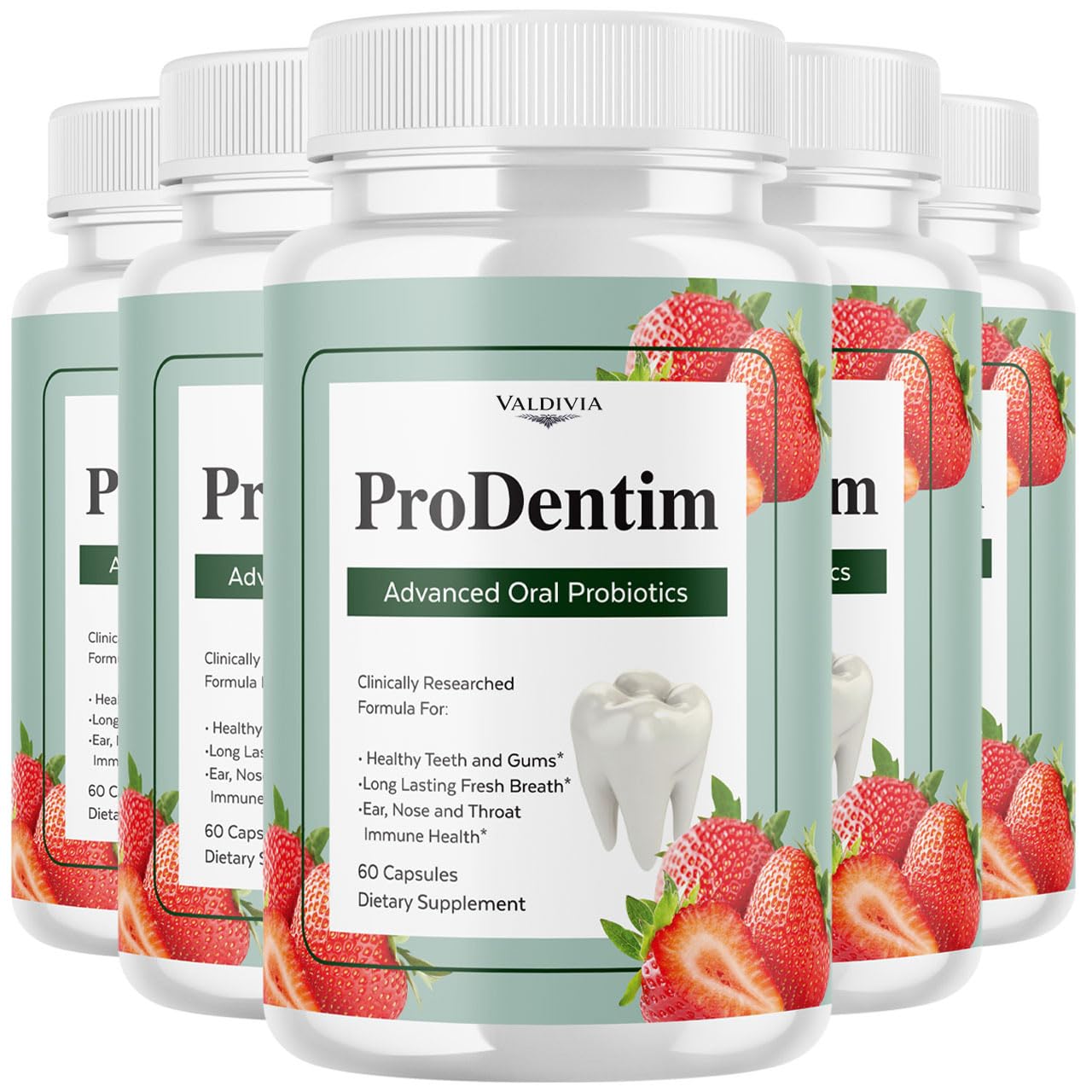 Valdivia ProDentim Advanced Oral Health Probiotics – Advanced Formula for Healthy Gums, Teeth, Fresh Breath - Oral Probiotics for Bad Breath Support 300 Capsules