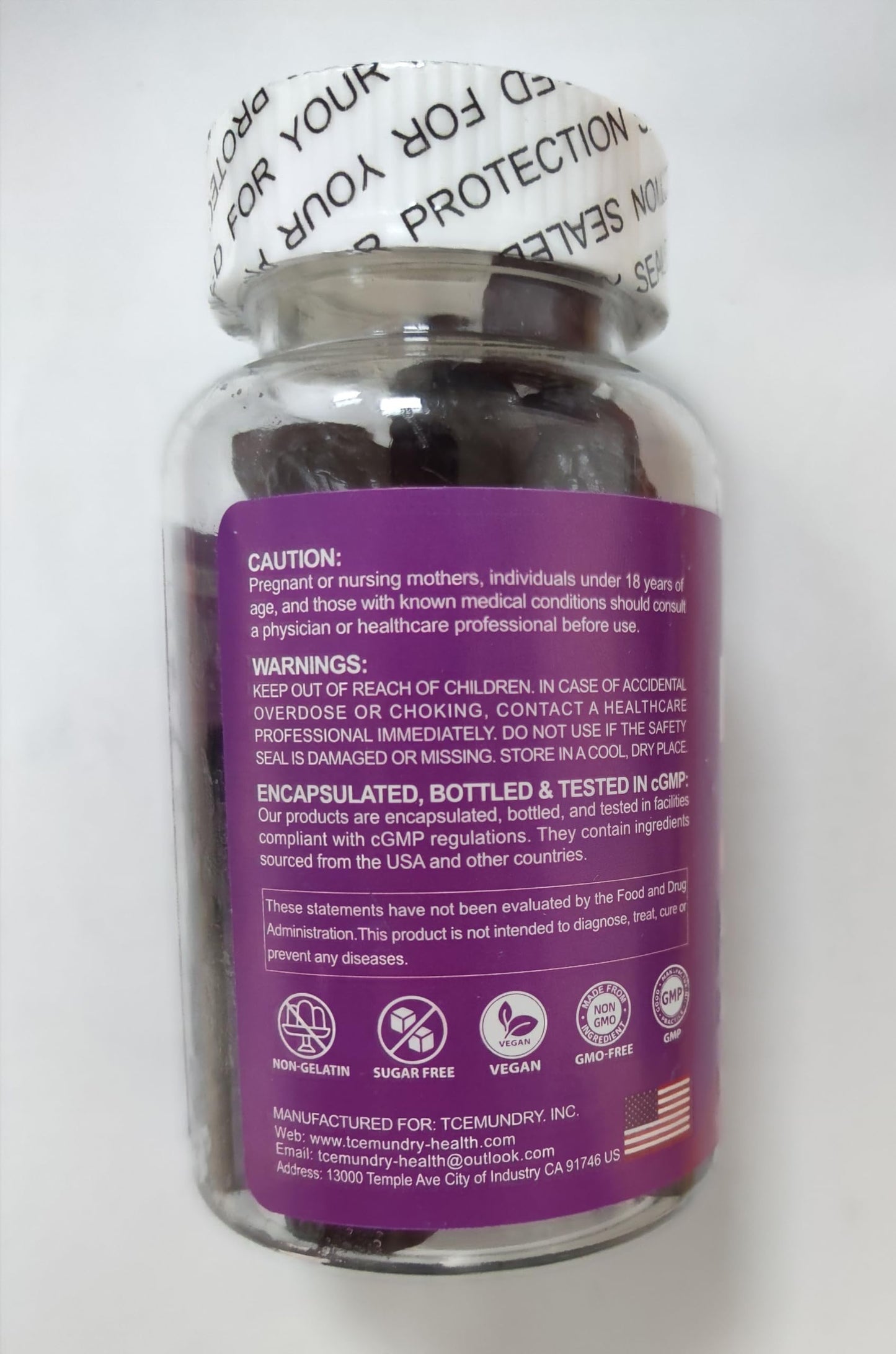 Tcemundry Melatonin 20mg Gummy, 60 Count