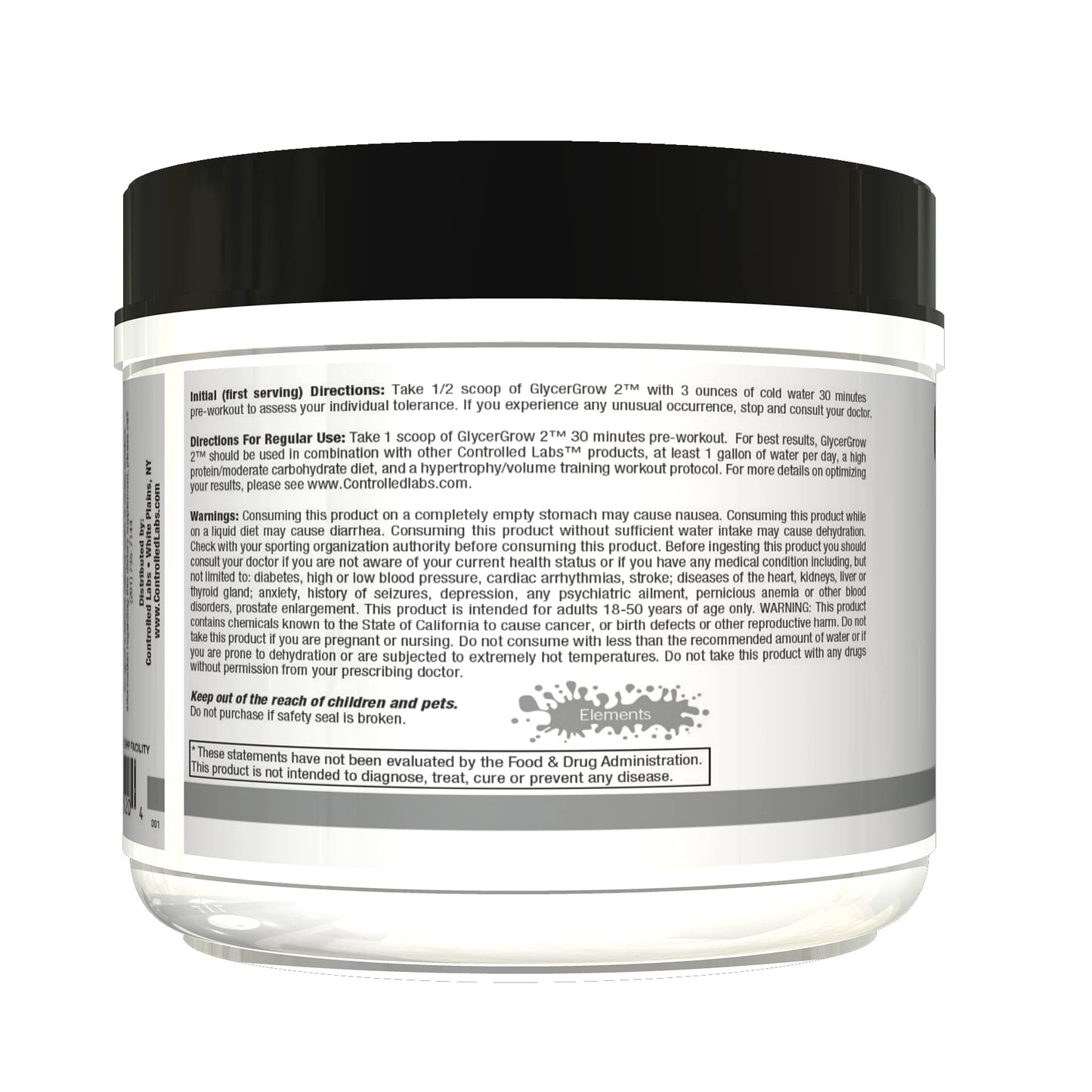 Controlled Labs GlycerGrow 2 Powder 60 Servings