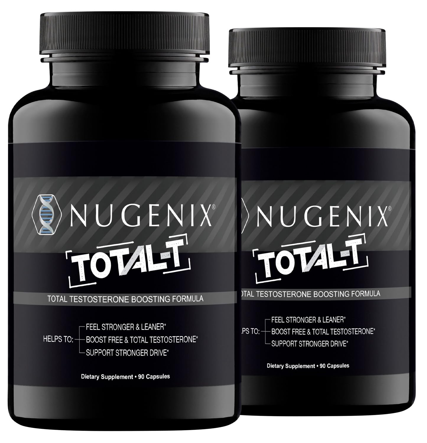 Nugenix Total-T Free and Total Testosterone Booster Supplement for Men Capsule, 180 Count