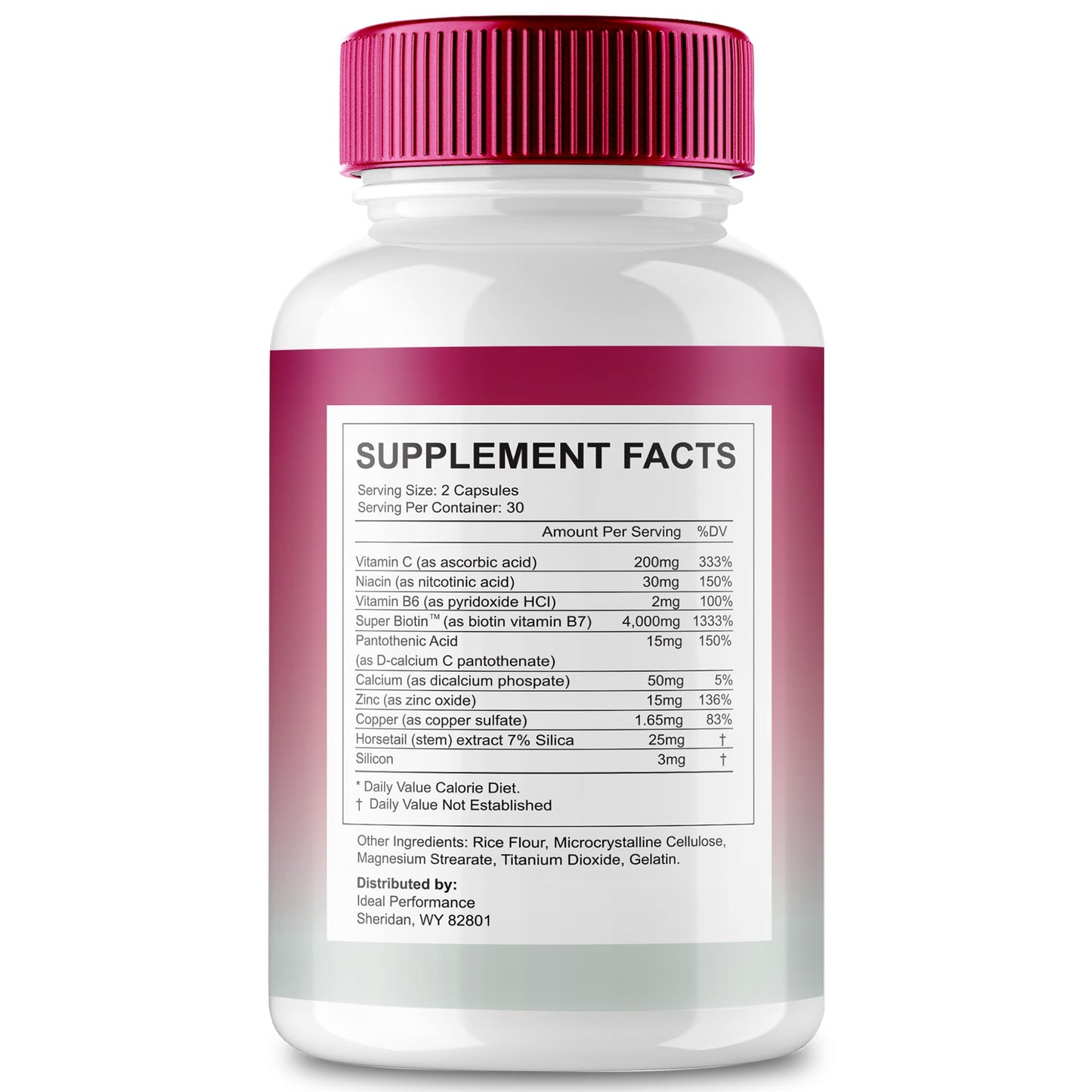 IDEAL PERFORMANCE Harmony Hair Growth Capsules, 60 Capsules