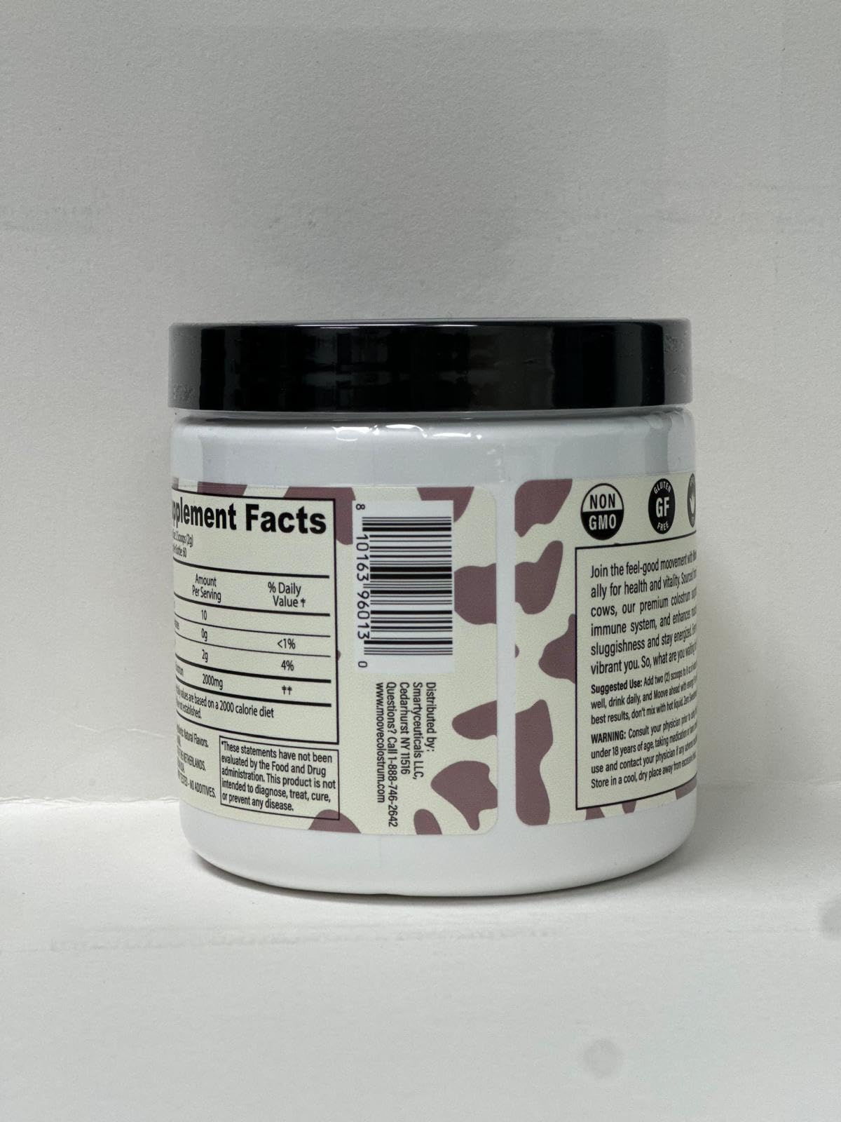 MOOVE Bovine Colostrum Powder Vanilla Bean Flavor, 4.23 Ounce
