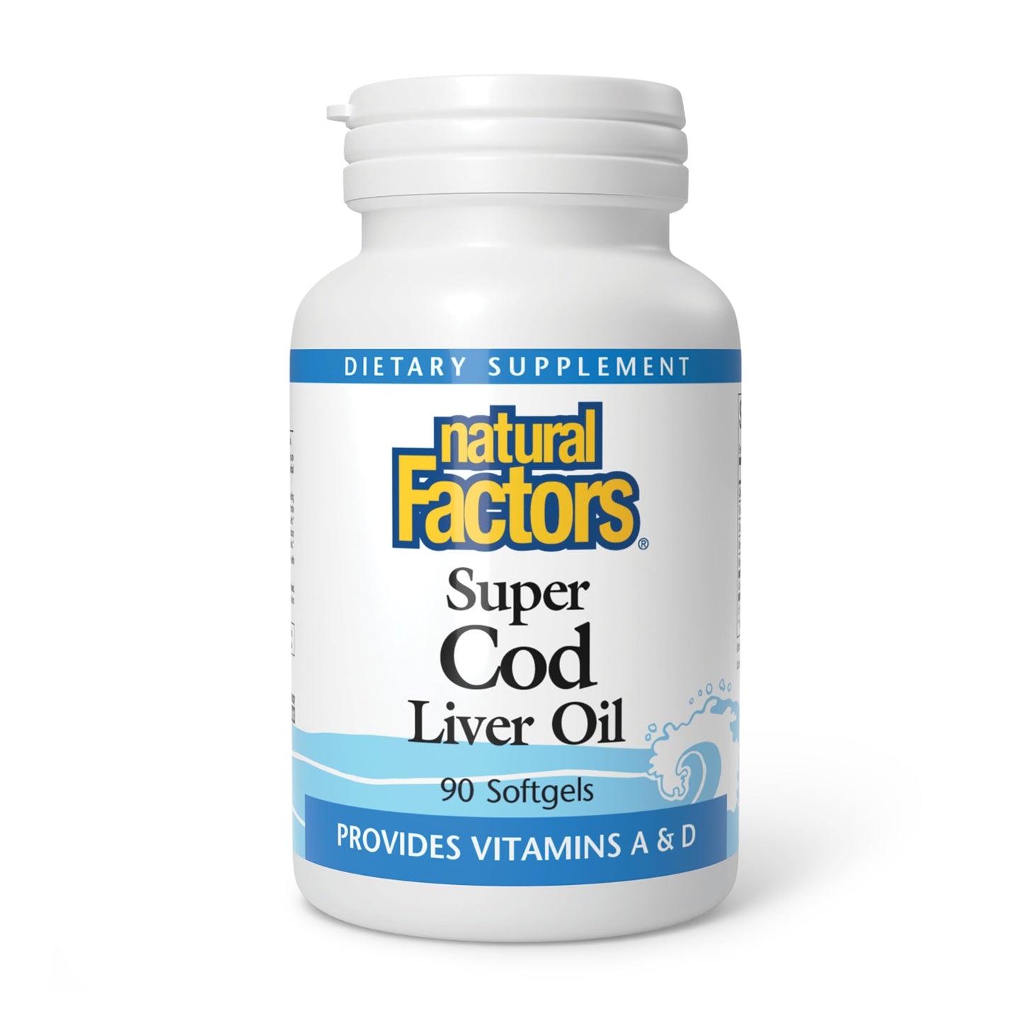 Natural Factors Super Cod Liver Oil Softgels 90 Count