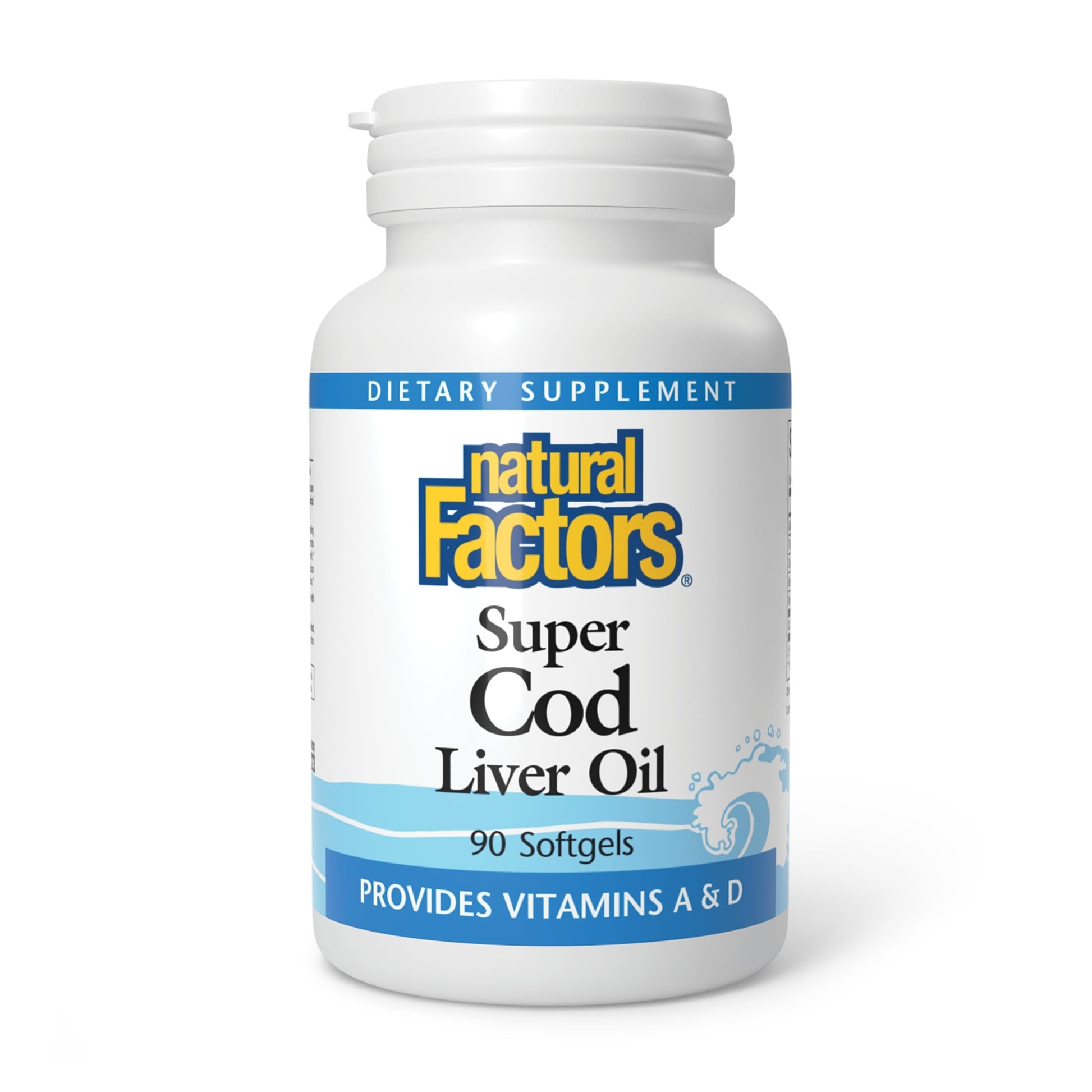Natural Factors Super Cod Liver Oil Softgels 90 Count
