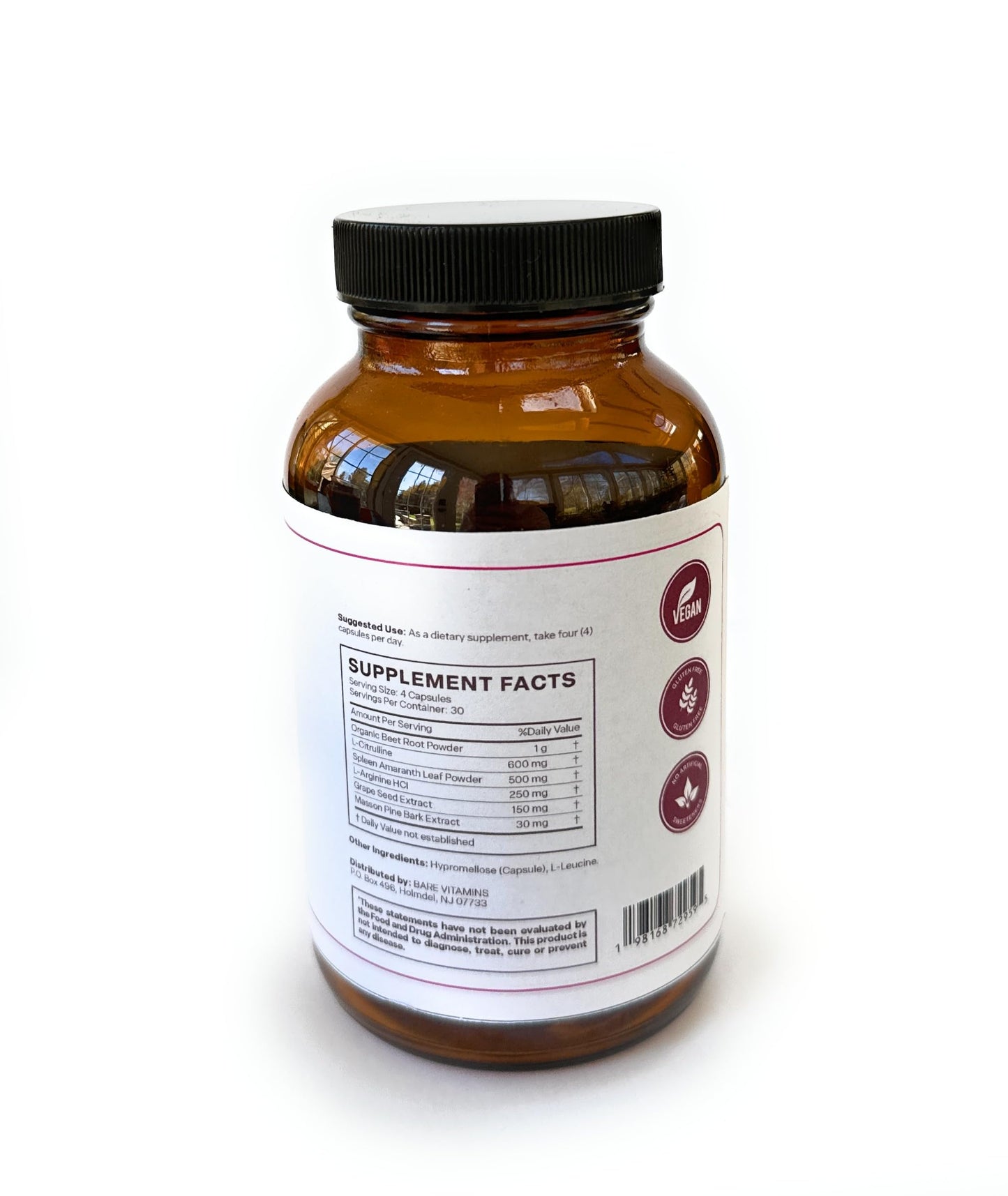 BARE VITAMINS My Healthy Heart Capsules 120