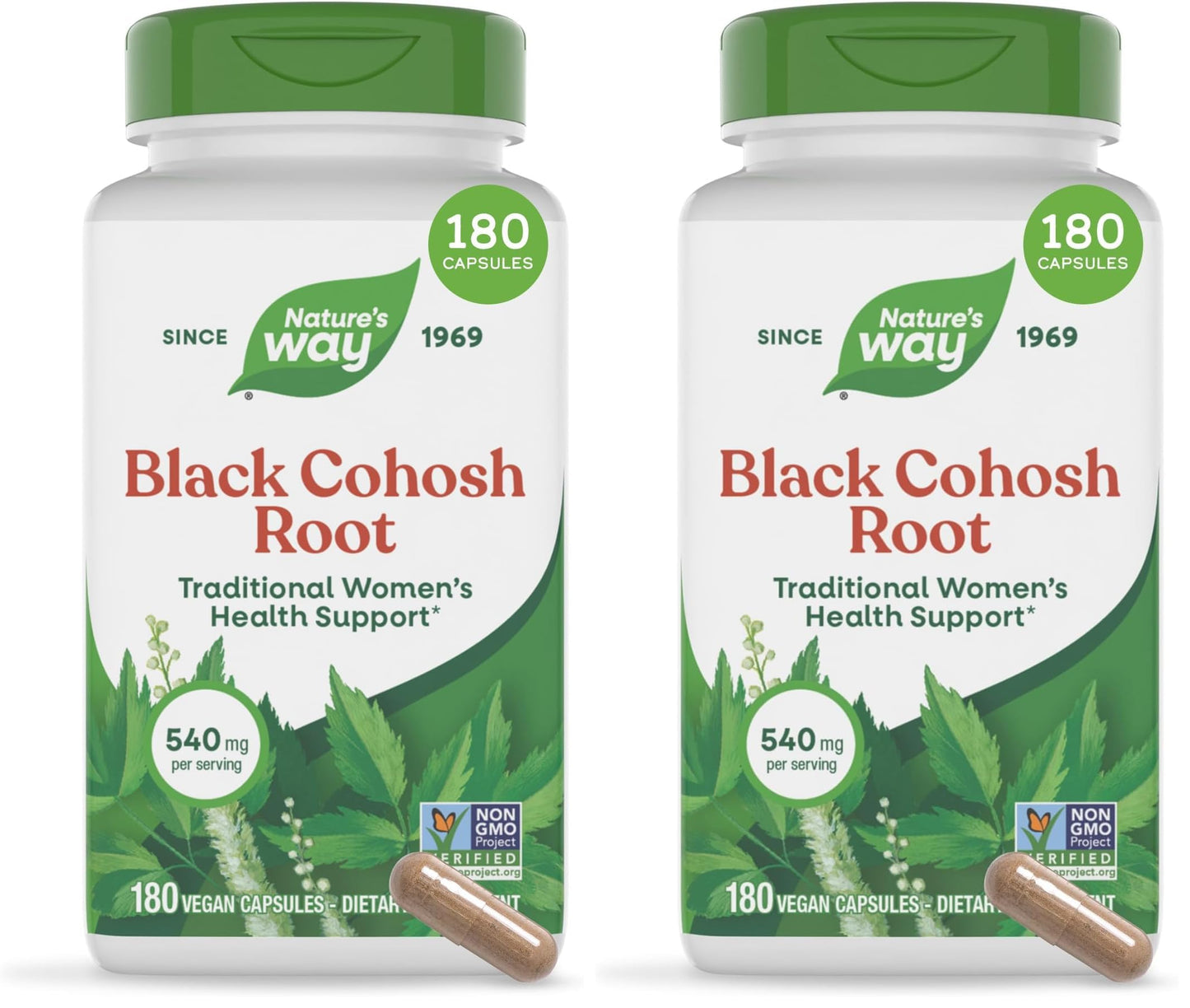 Nature's Way Black Cohosh Root Capsules 360 Capsules