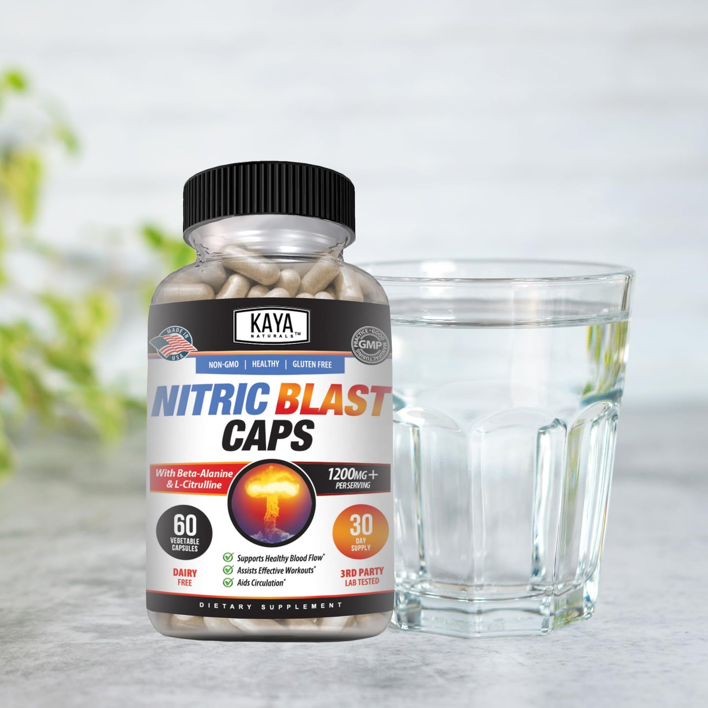 Kaya Naturals Nitric Blast Capsule 60 Count