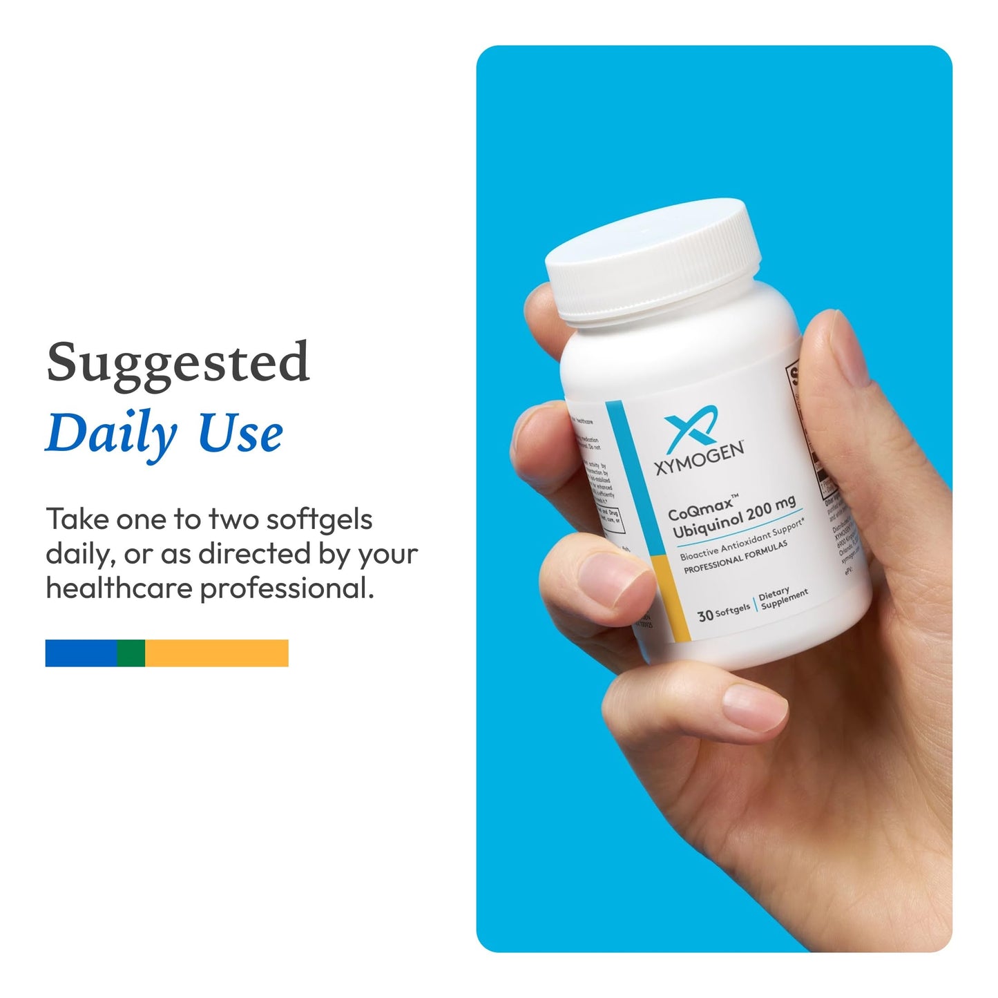 XYMOGEN CoQmax Ubiquinol Softgels 30