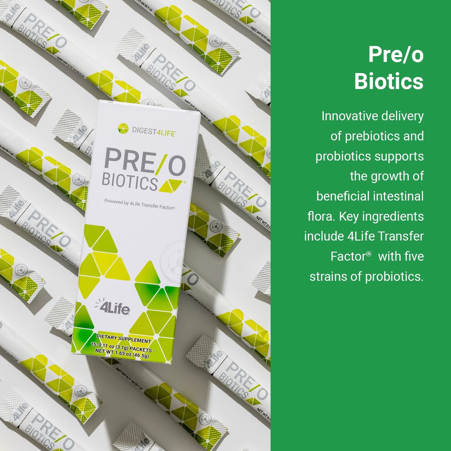 4Life Pre/o Biotics Powder 15 Ounce