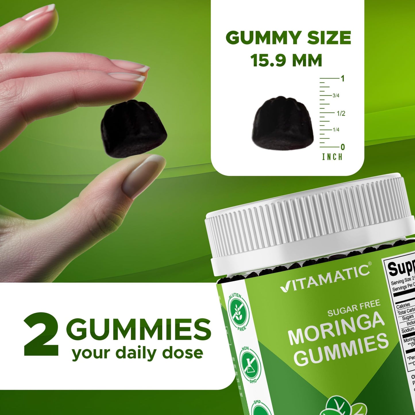 Vitamatic Moringa Gummies 240 Gummies