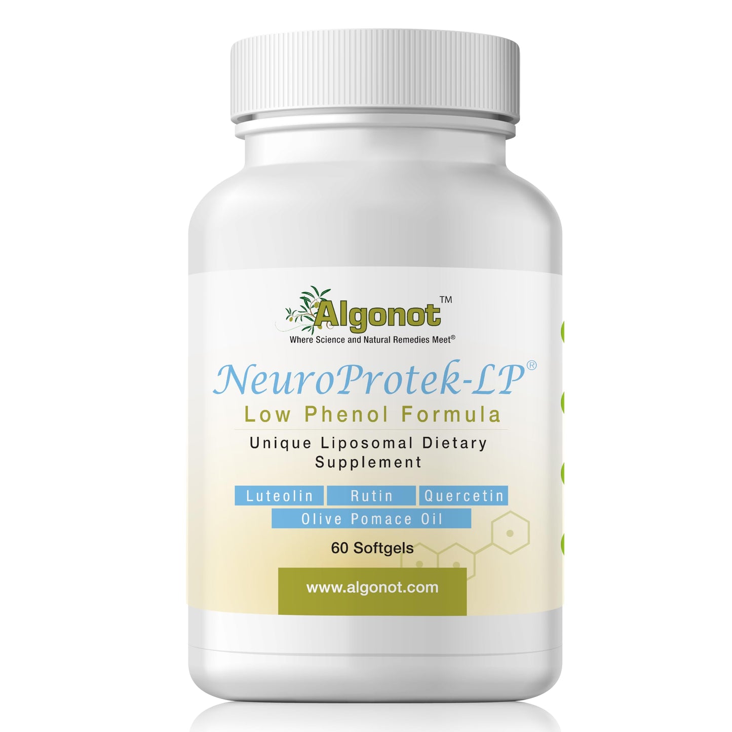 Algonot NeuroProtek Low Phenol 60 Softgels