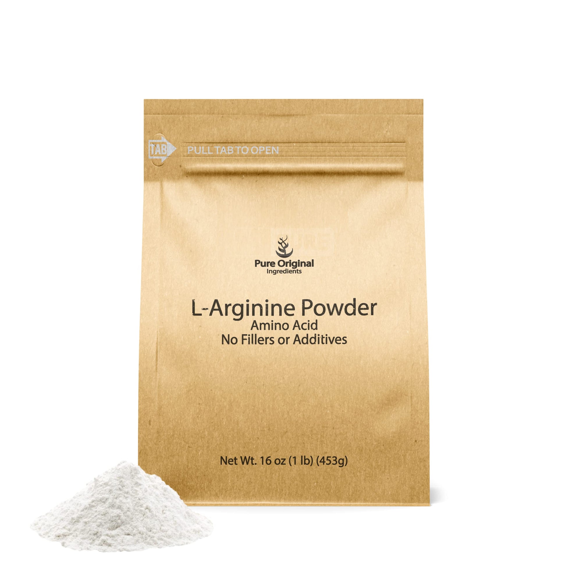 Pure Organic Ingredients L-Arginine Powder 16 oz