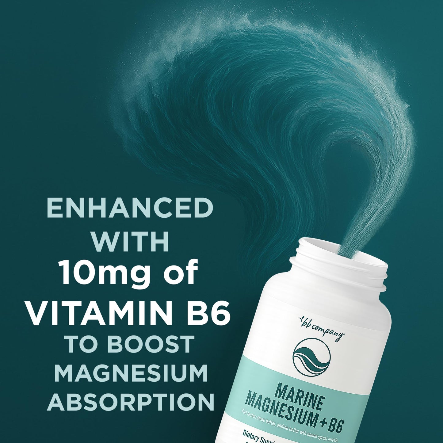 BB Company Ocean Magnesium 200mg Aquamin Capsule 60 Count