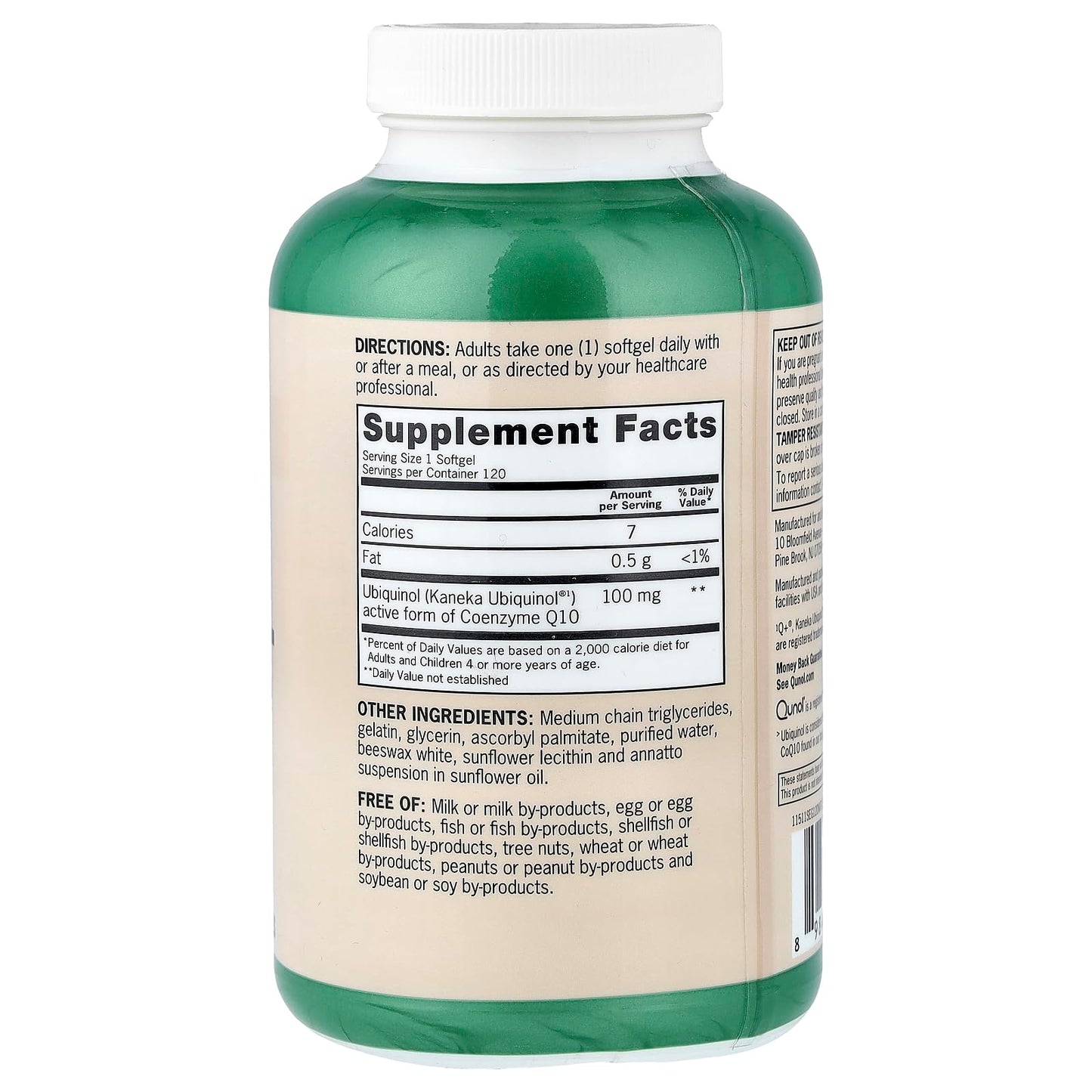 Qunol Ubiquinol Softgel 120 Count