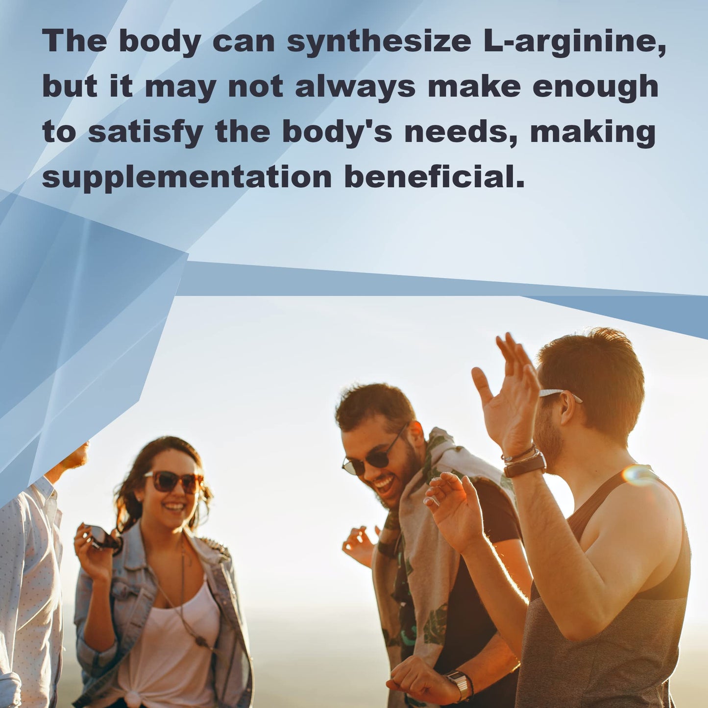 LifeLink L-Arginine 500 mg Capsules, 100 Count