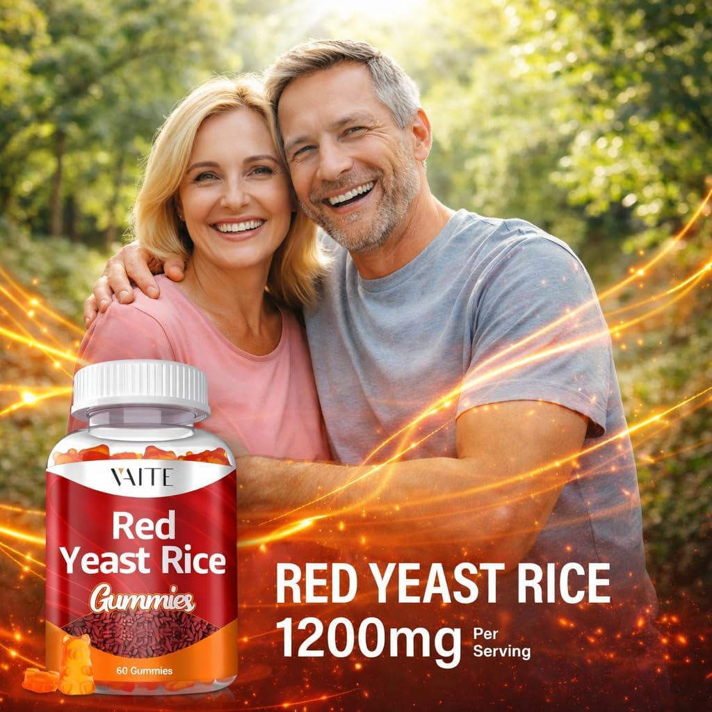 VAITE Red Yeast Rice with CoQ10 Gummies 60 Count