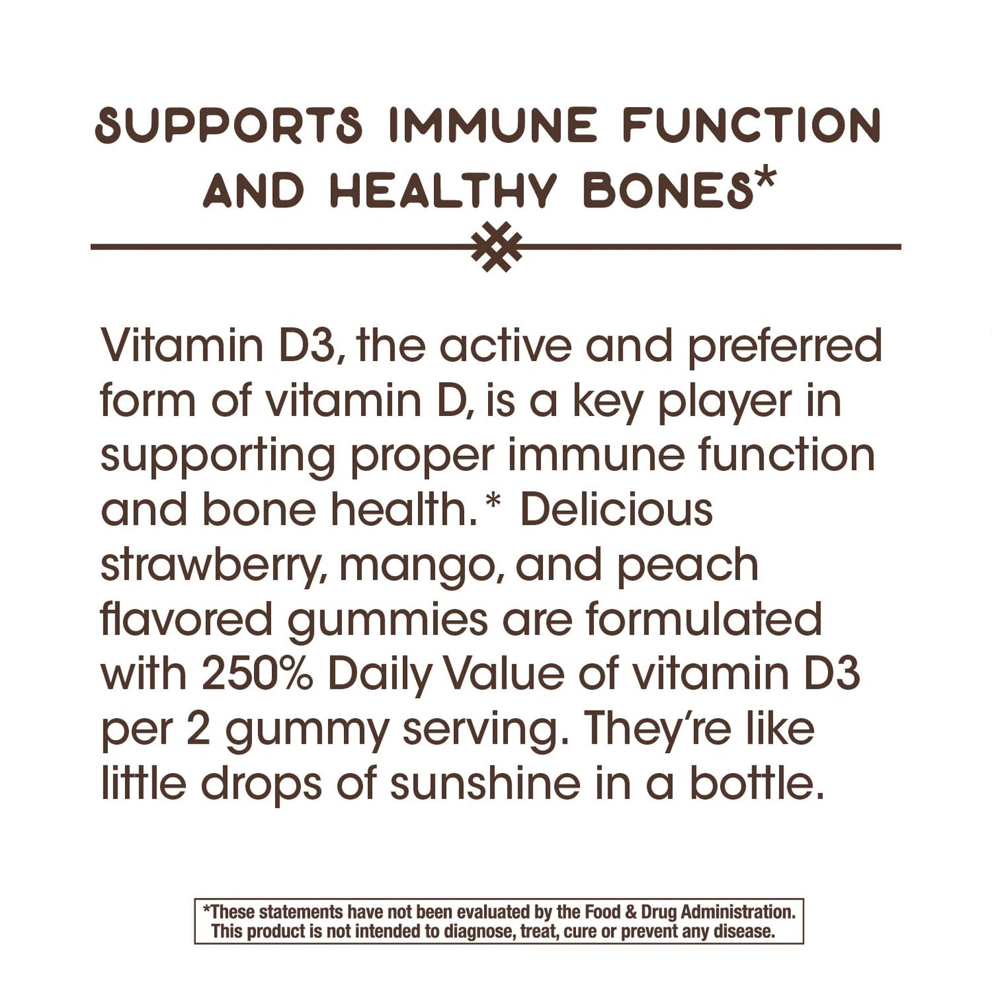 Nature's Way Vitamin D3 Gummy & Sambucus Adult Gummy Bundle, Gummy, 1 Bundle