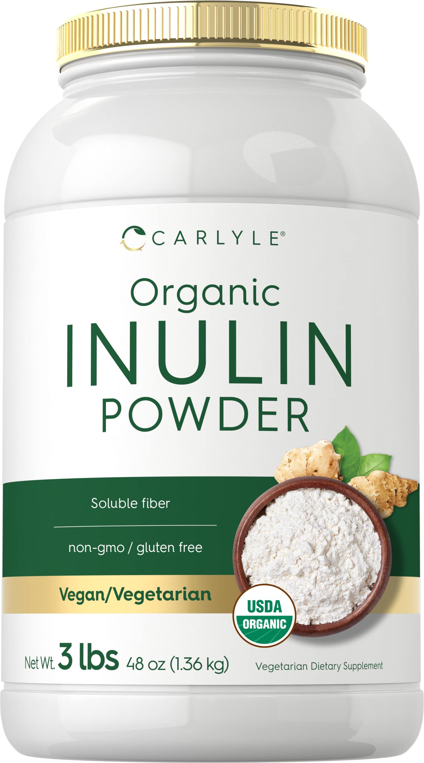 Carlyle Organic Inulin Powder, 48 oz