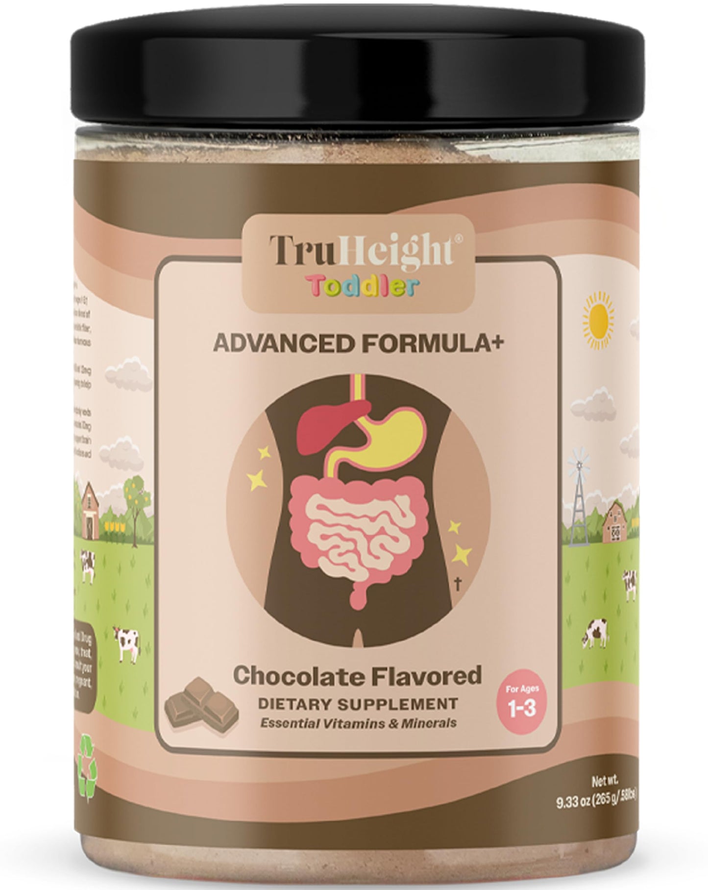 TruHeight Toddler Advanced Formula+ Powder Chocolate 3-Pack