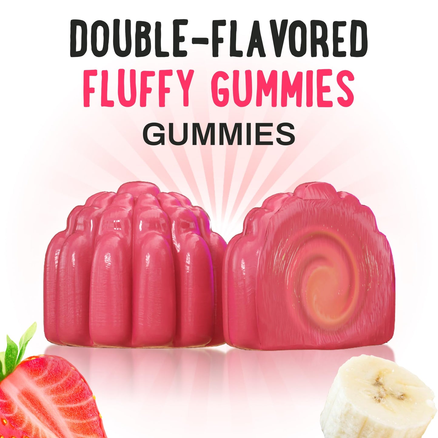OH MY CHEWY Vitamin D3 K2 & Calcium Gummies, 60 Count