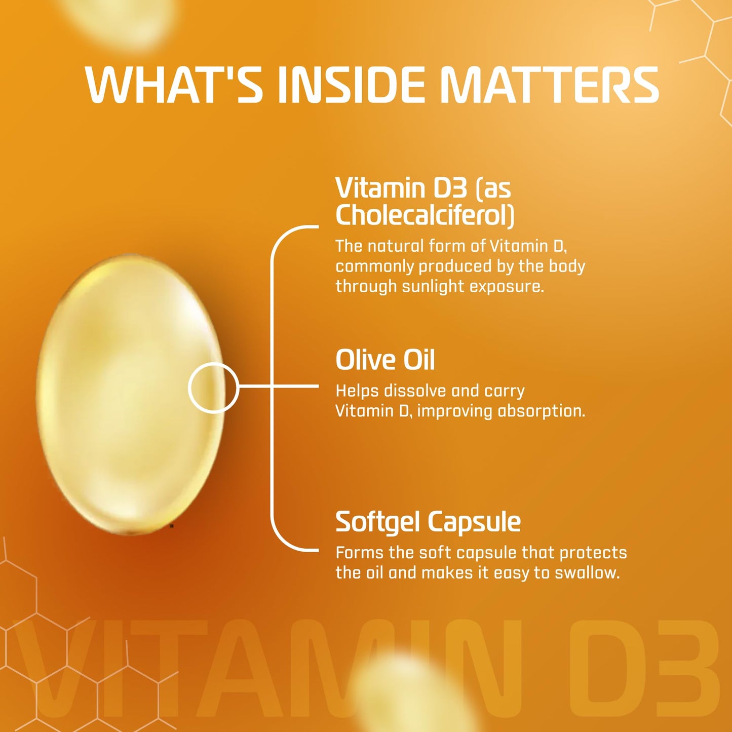 Fuelup Vitamin D3 10000 IU Softgels, 120 Softgels
