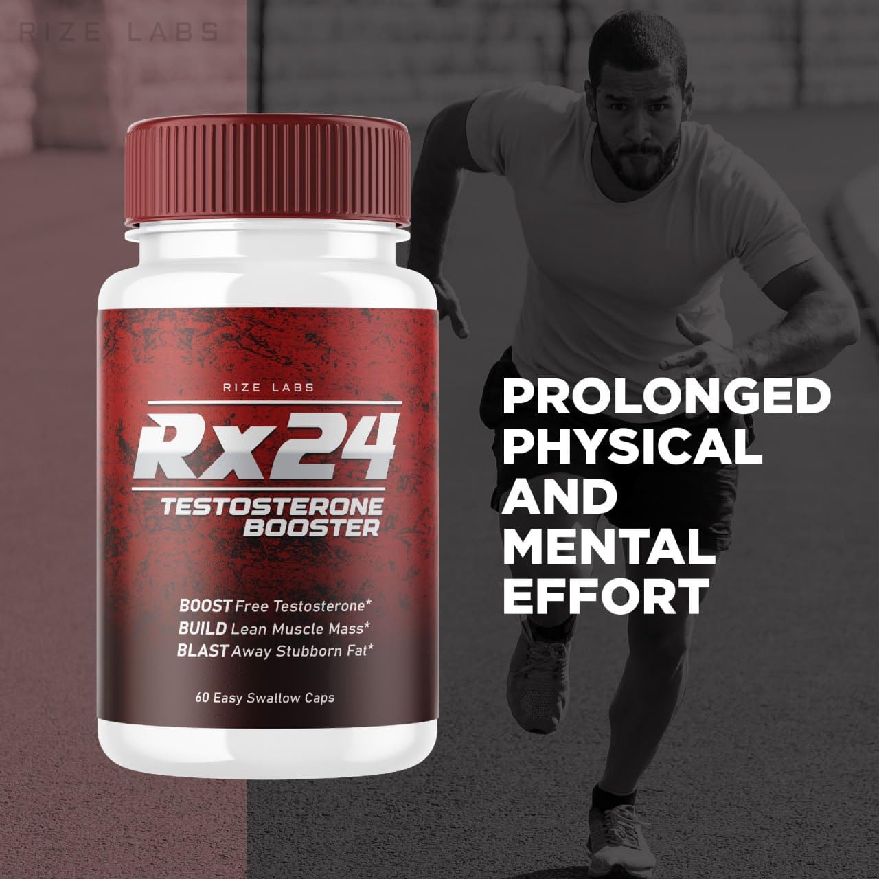 Rize Labs RX24 Dietary Pills for Men 120 Capsules