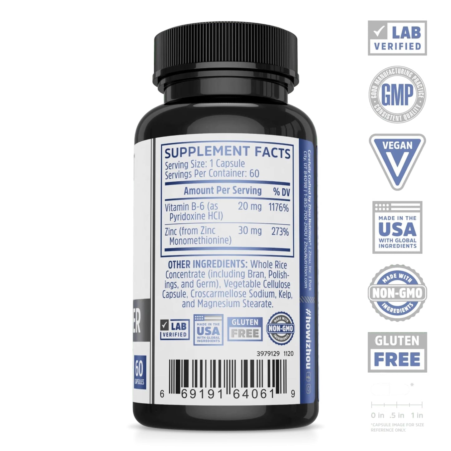 ZHOU Zinc Defender Capsules 60