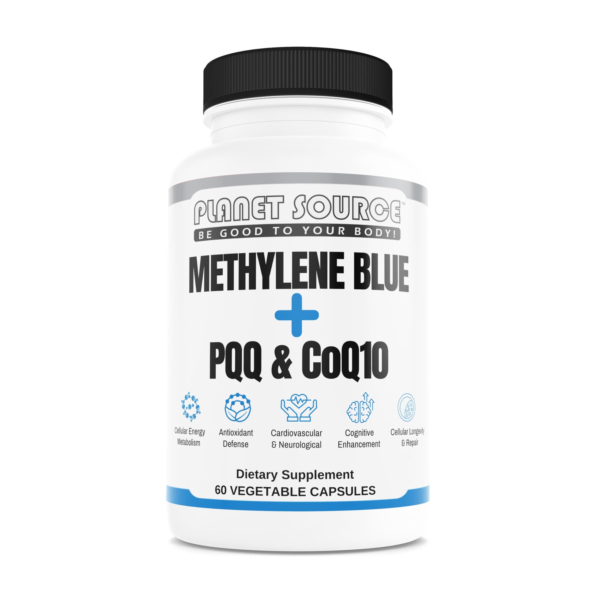 Planet Source Methylene Blue + PQQ & CoQ10 Capsule 1 Count