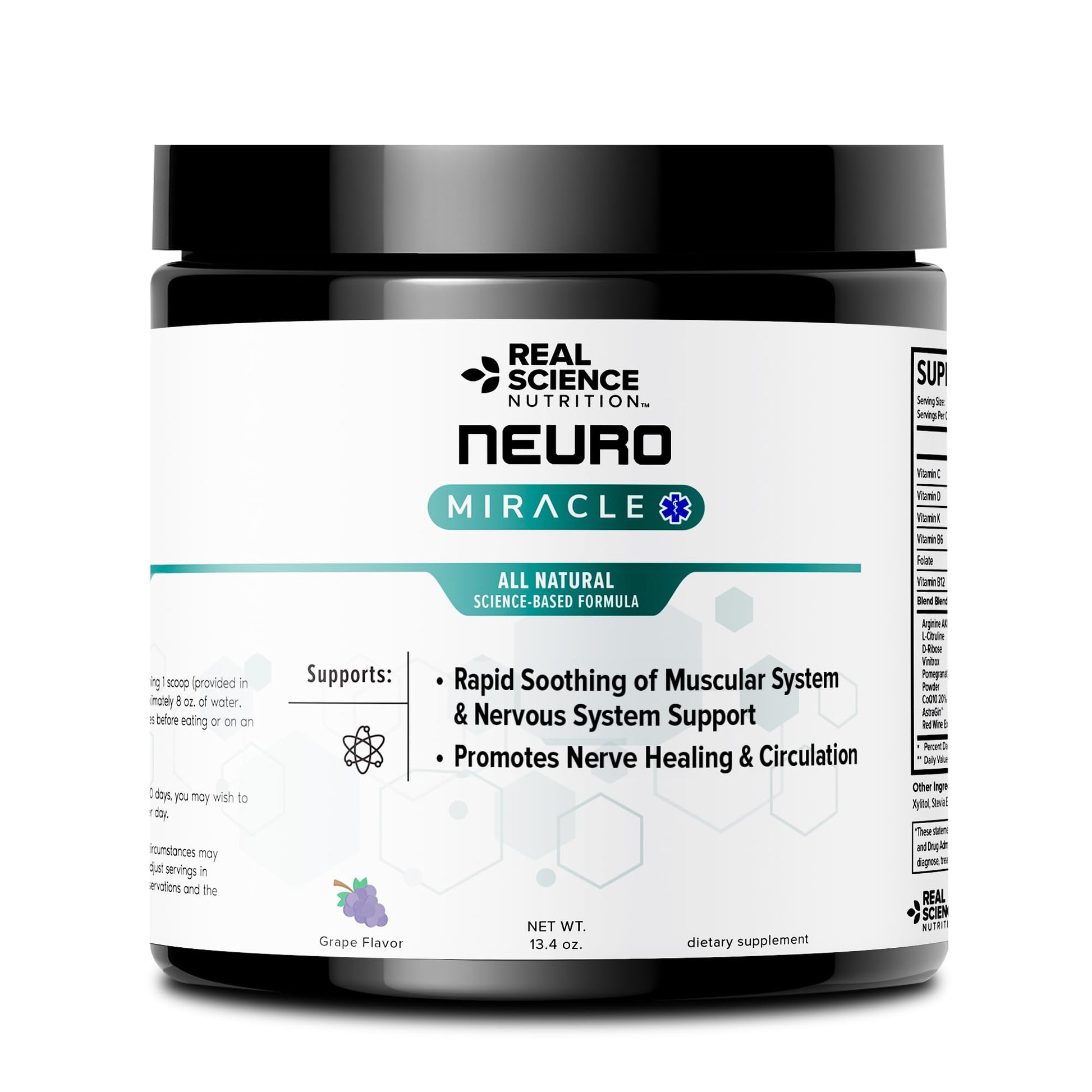 Real Science Nutrition Neuropathy Miracle Powder 13.4 Ounce