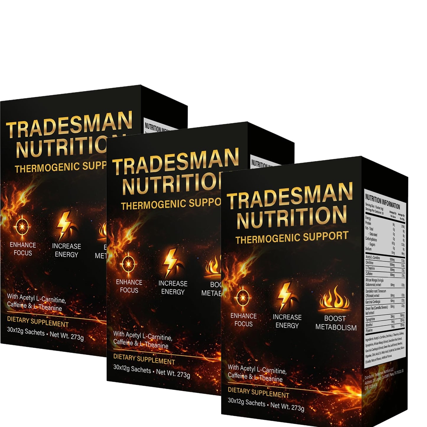 TRADESMAN NUTRITION Shred Energy Drink Powder, 1 Pack