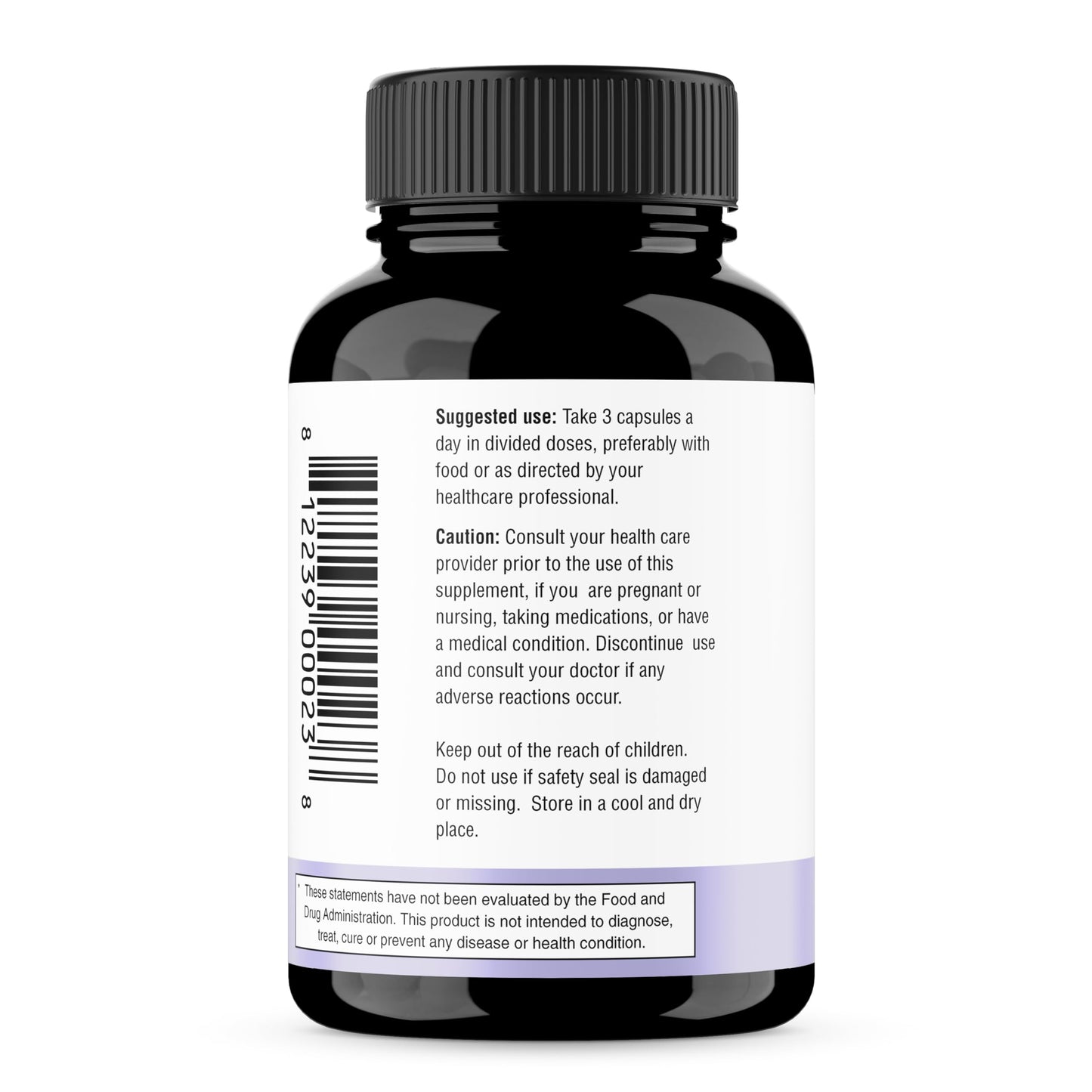 Sandhu's Magnesium Citrate Highly Absorbable Gluten, Soy Diary Free No Fillers 120 Vegetarian Capsules