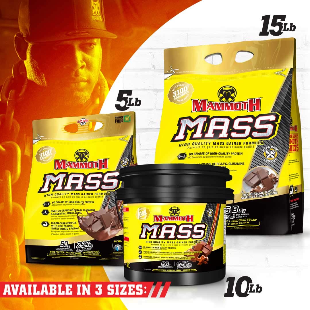 Mammoth Mass Weight Gainer Powder 240 Servings