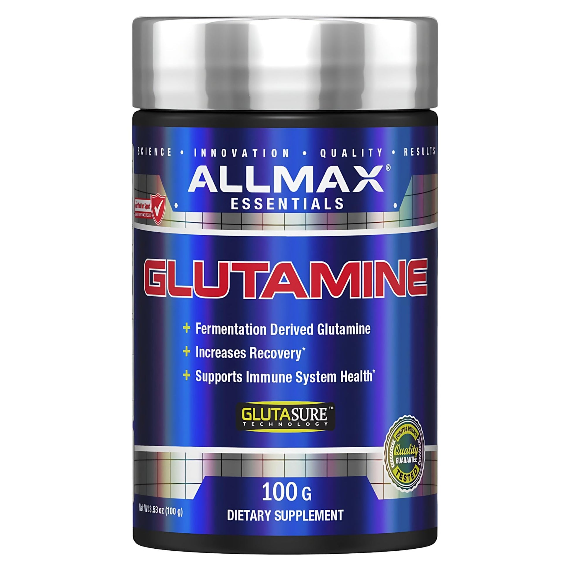 ALLMAX L-Glutamine Powder 3.53 oz