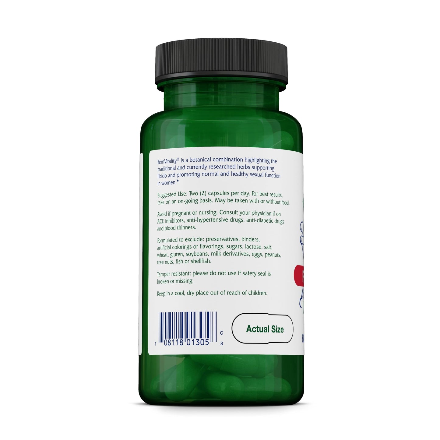 Vitanica FemVitality Libido Supplement for Women 60 Capsules